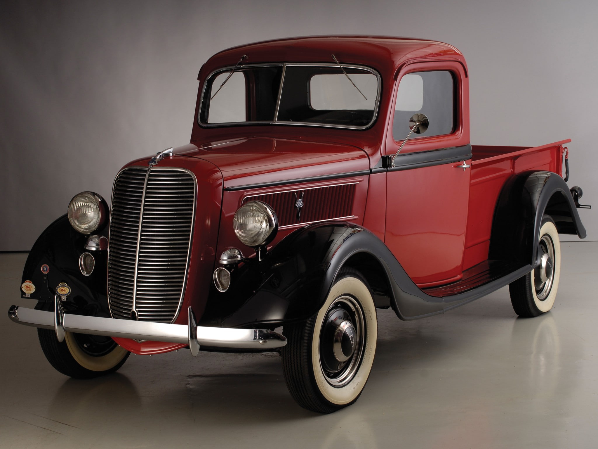 ford, v 8, 1937, pickup, deluxe, 1080P, retro, truck, HD Wallpaper