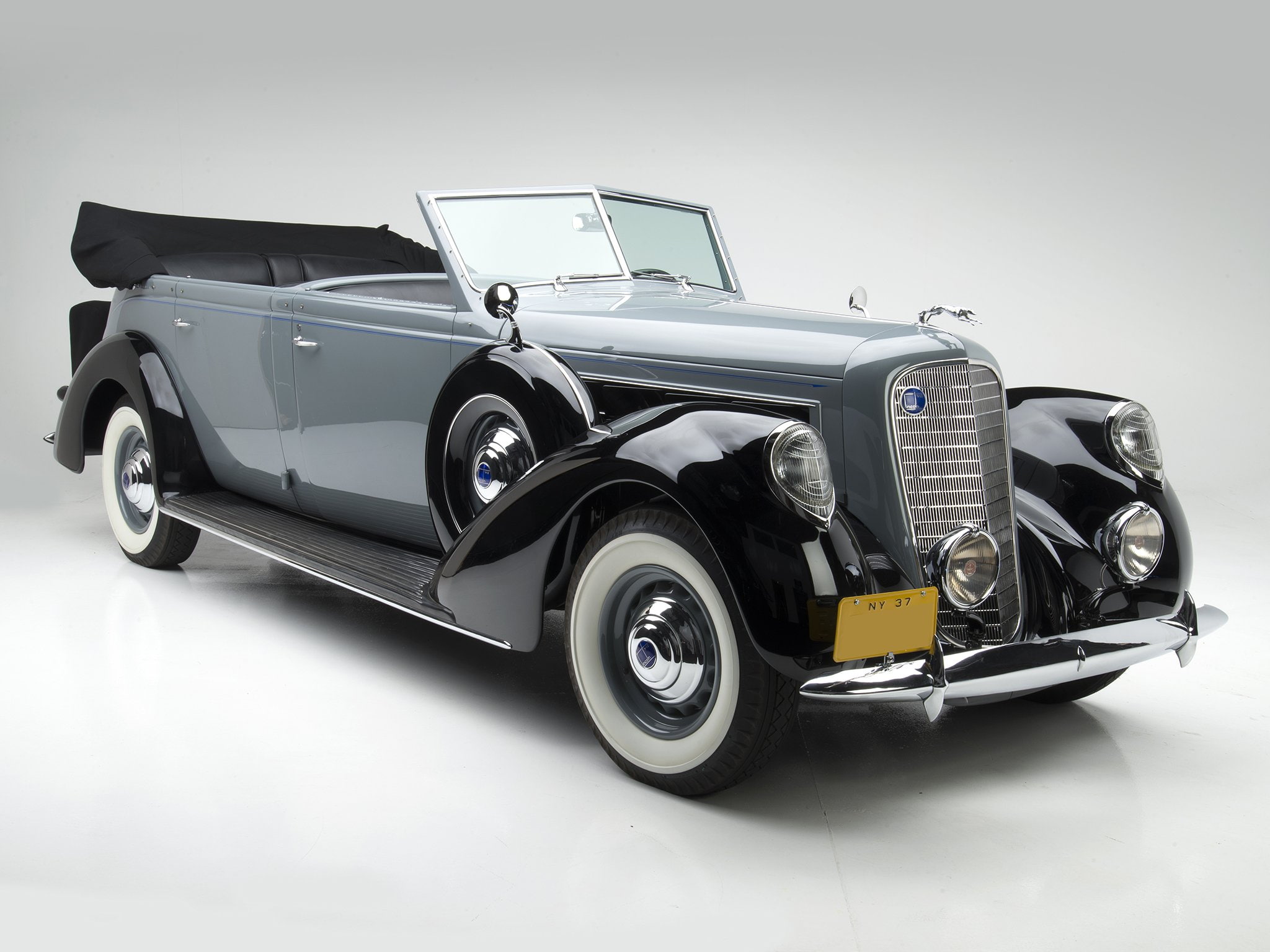 retro, 1080P, lincoln, 7 passenger, luxury, model k, 1937, touring, willoughby, HD Wallpaper