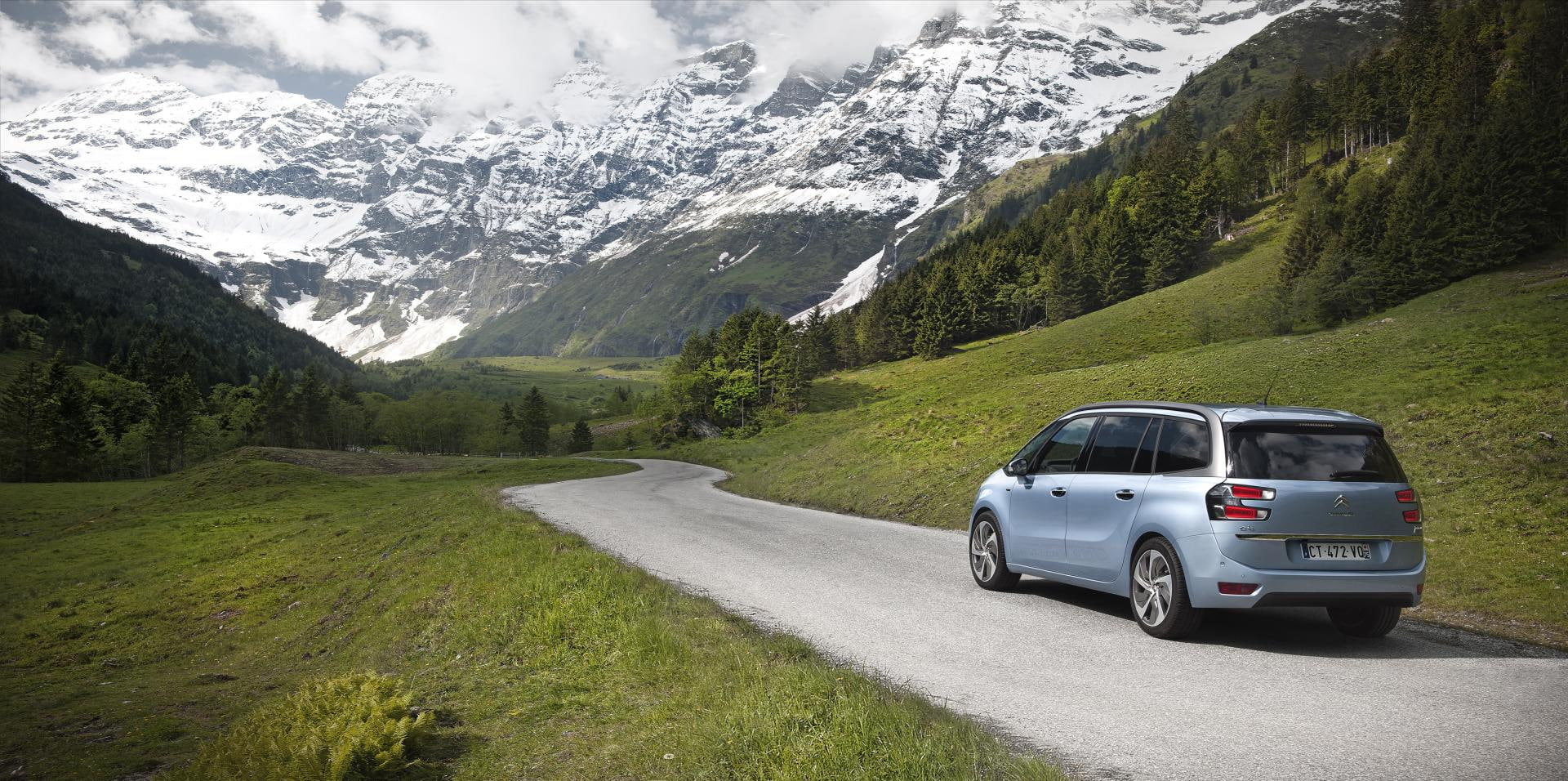 non-urban scene, citroen, c, day, 1080P, picasso, motor vehicle, environment, winter, travel, grand, landscape, car, transportation, sports utility vehicle, HD Wallpaper