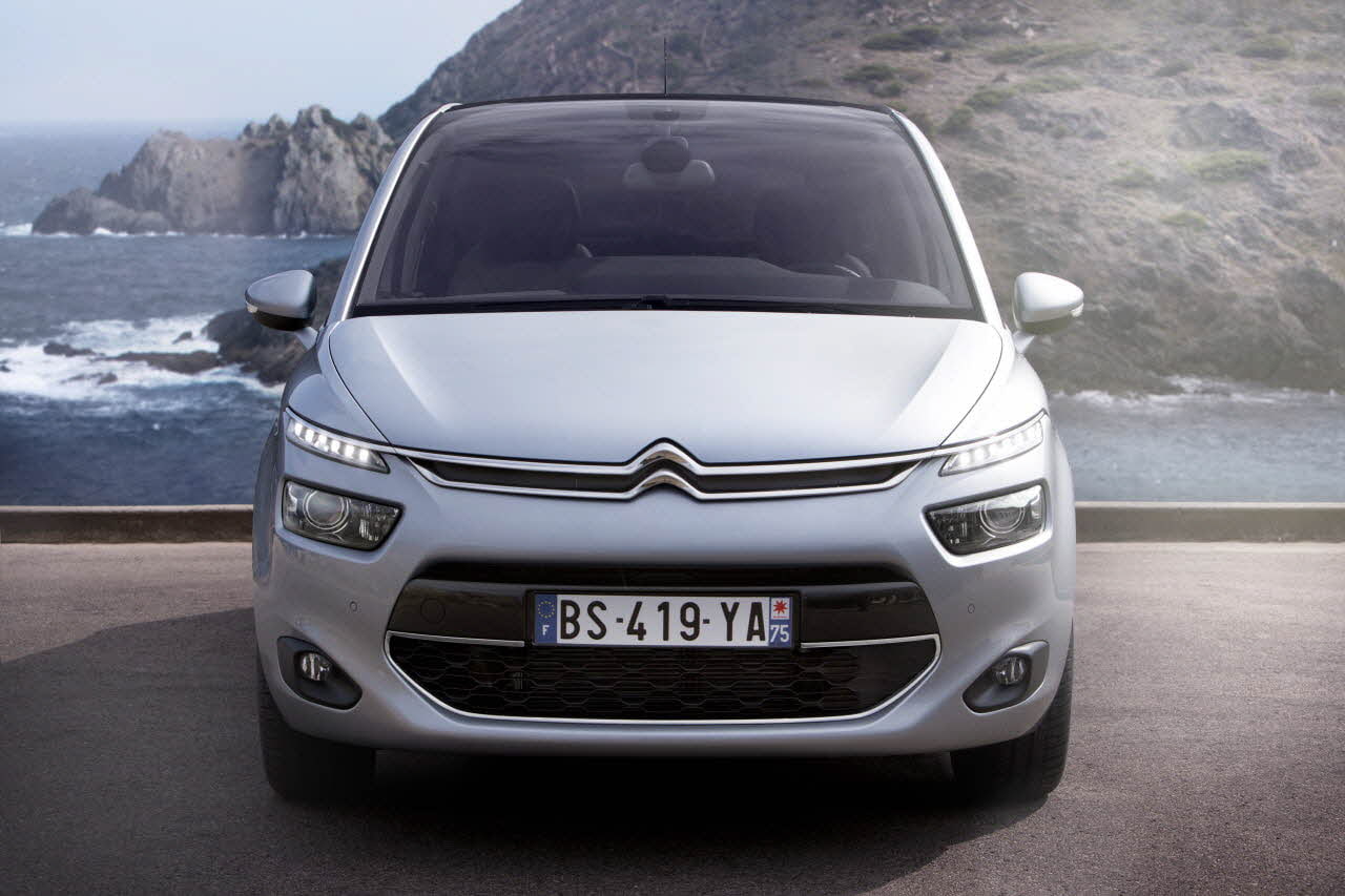 text, road, close-up, snow, day, travel, front view, nature, c, picasso, outdoors, road trip, silver colored, land vehicle, citroen, transportation, mountain, HD Wallpaper