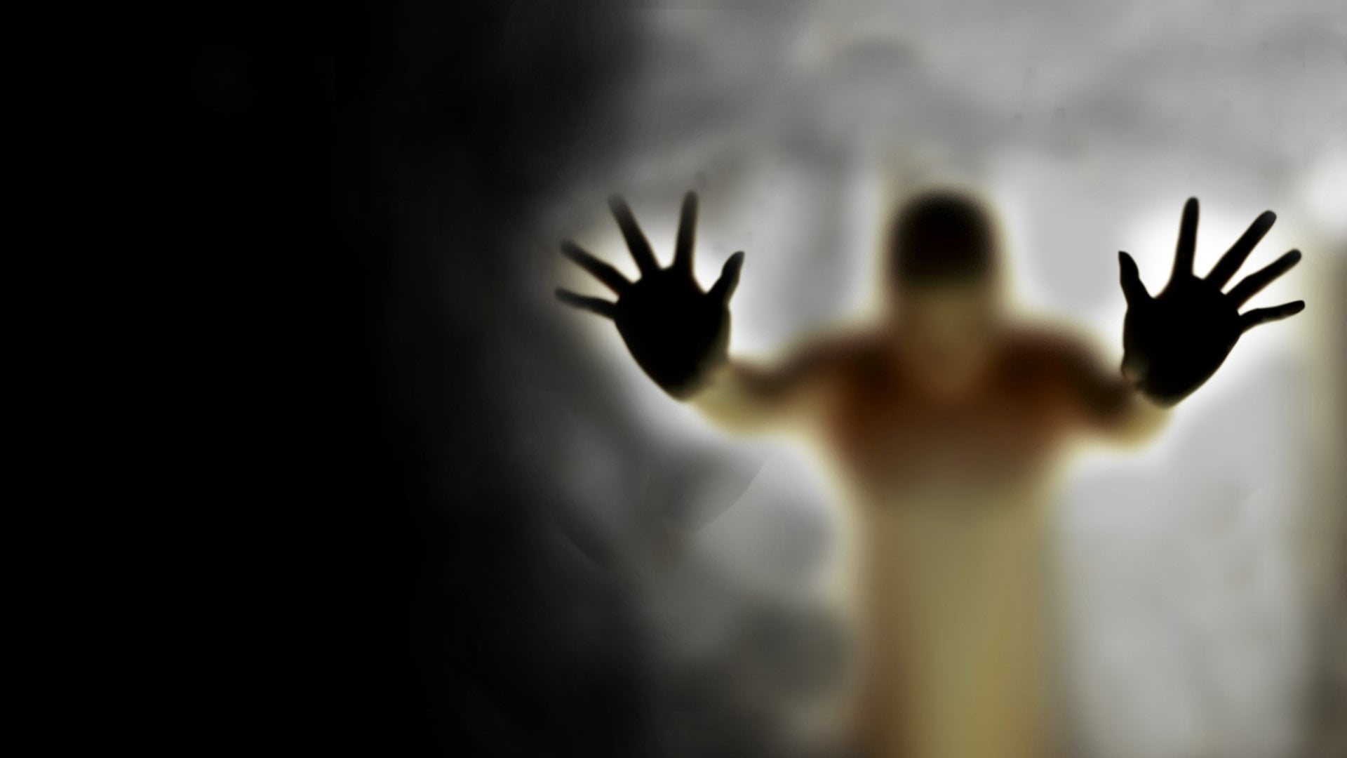 horror, fear, 1080P, silhouette, Dream, body part, human hand, Creepy, human body part, hand, nature, human limb, Blue, people, Trapped, Enclosed, animal body part, HD Wallpaper