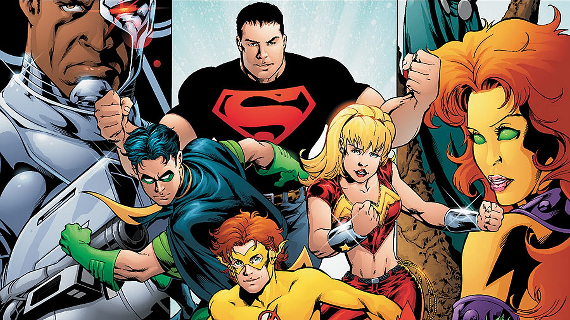 titans, 1080P, comics, hd, teen, HD Wallpaper