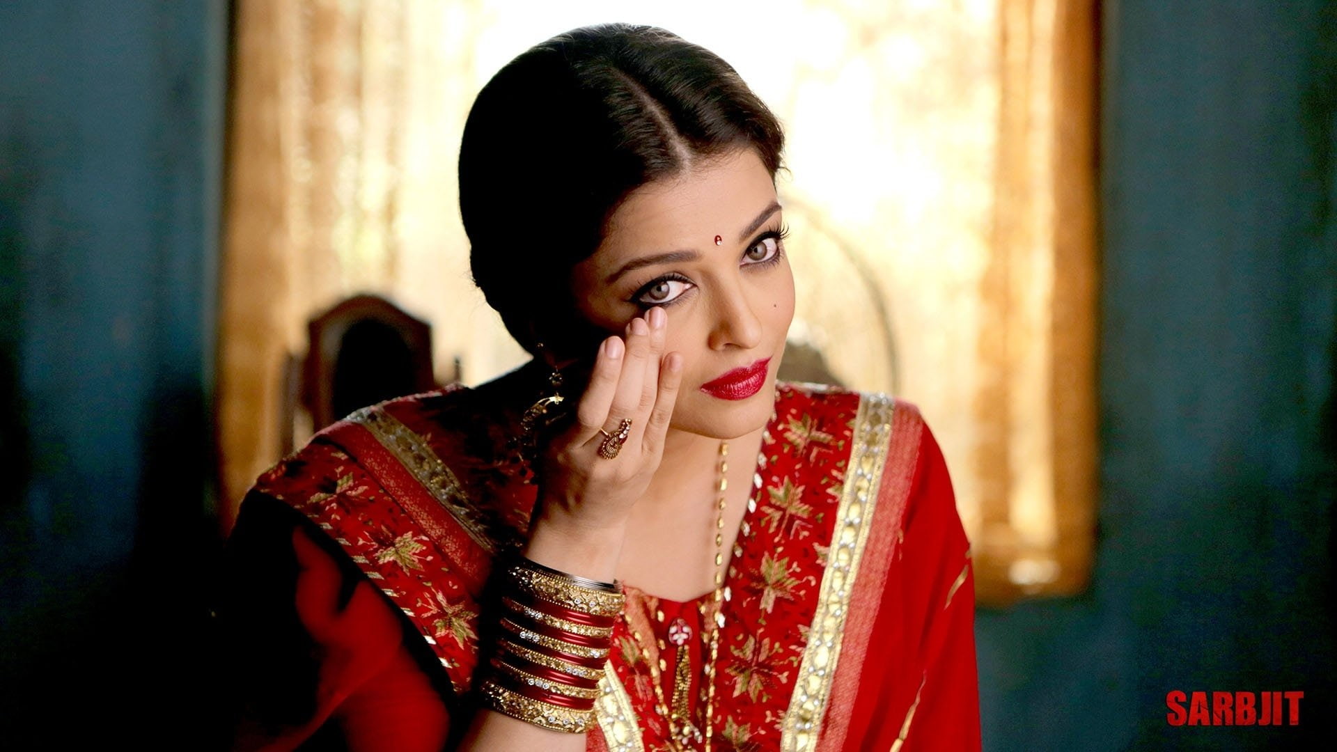 1080P, Aishwarya Rai, Actresses, Saree, HD Wallpaper