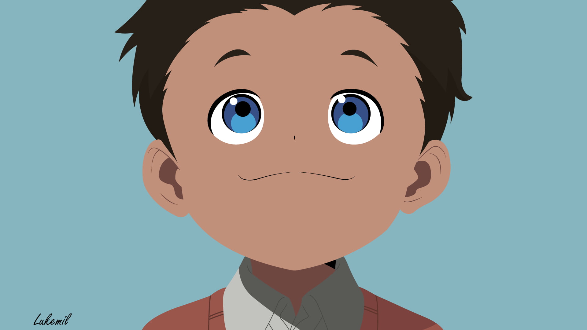 anime boys, anime, The promised neverland, 1080P, HD Wallpaper