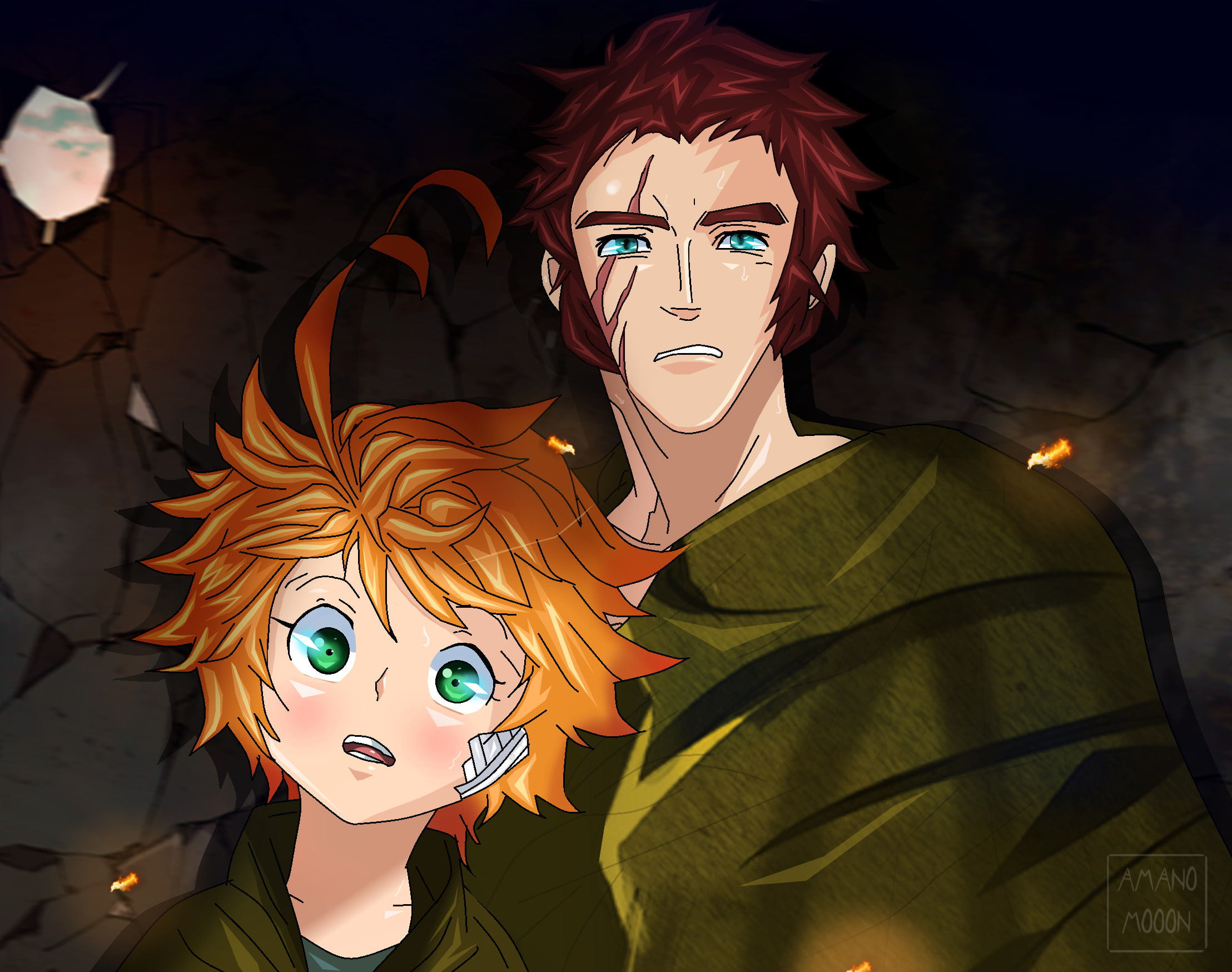 Emma (The Promised Neverland), The Promised Neverland, 1080P, Lucas (The Promised Neverland), Anime, HD Wallpaper