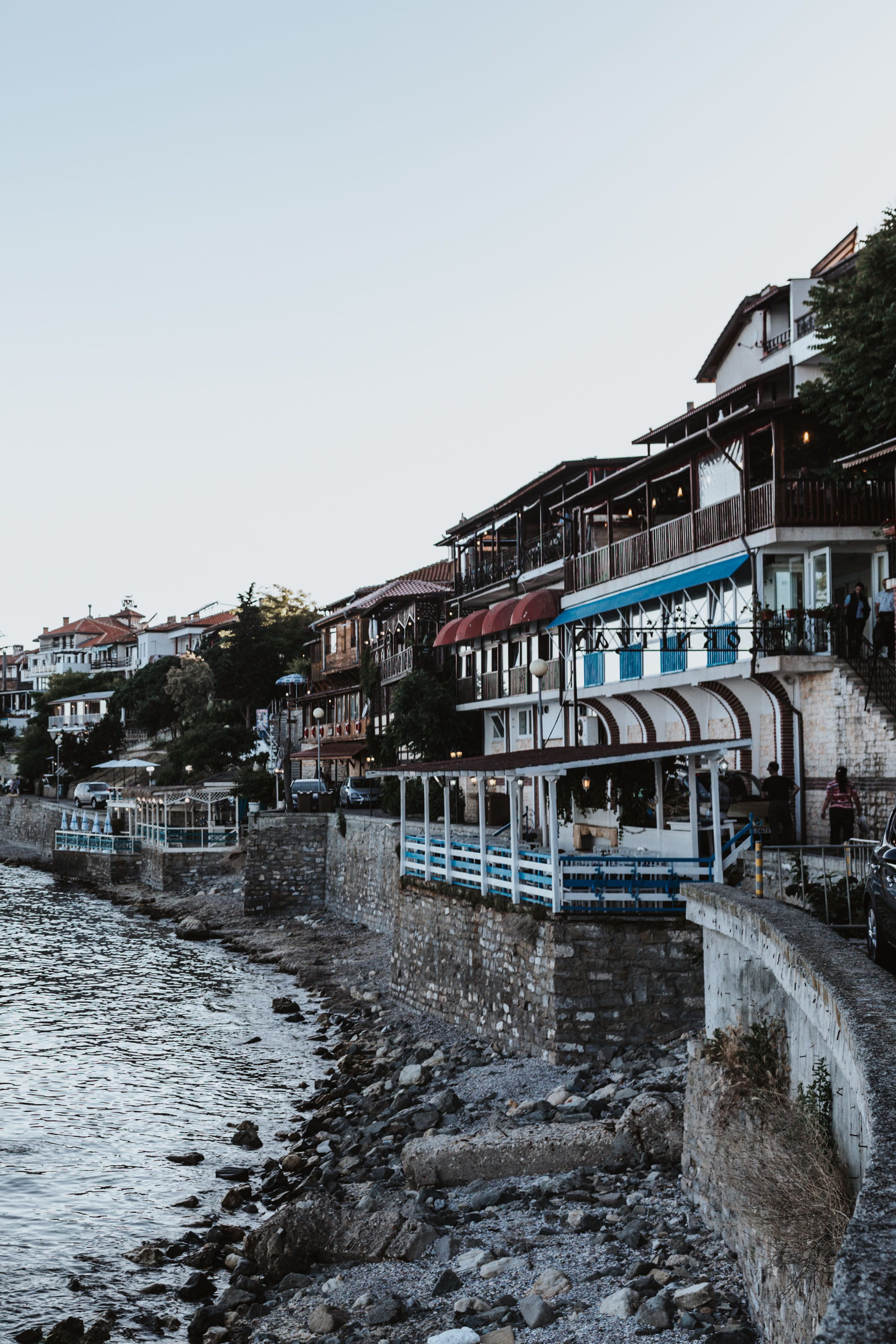 bridge, nature, unesco, buildings, house, outdoors, travel Destinations, city, connection, town, building, old town, historic, river, landscape, building exterior, Phone HD Wallpaper