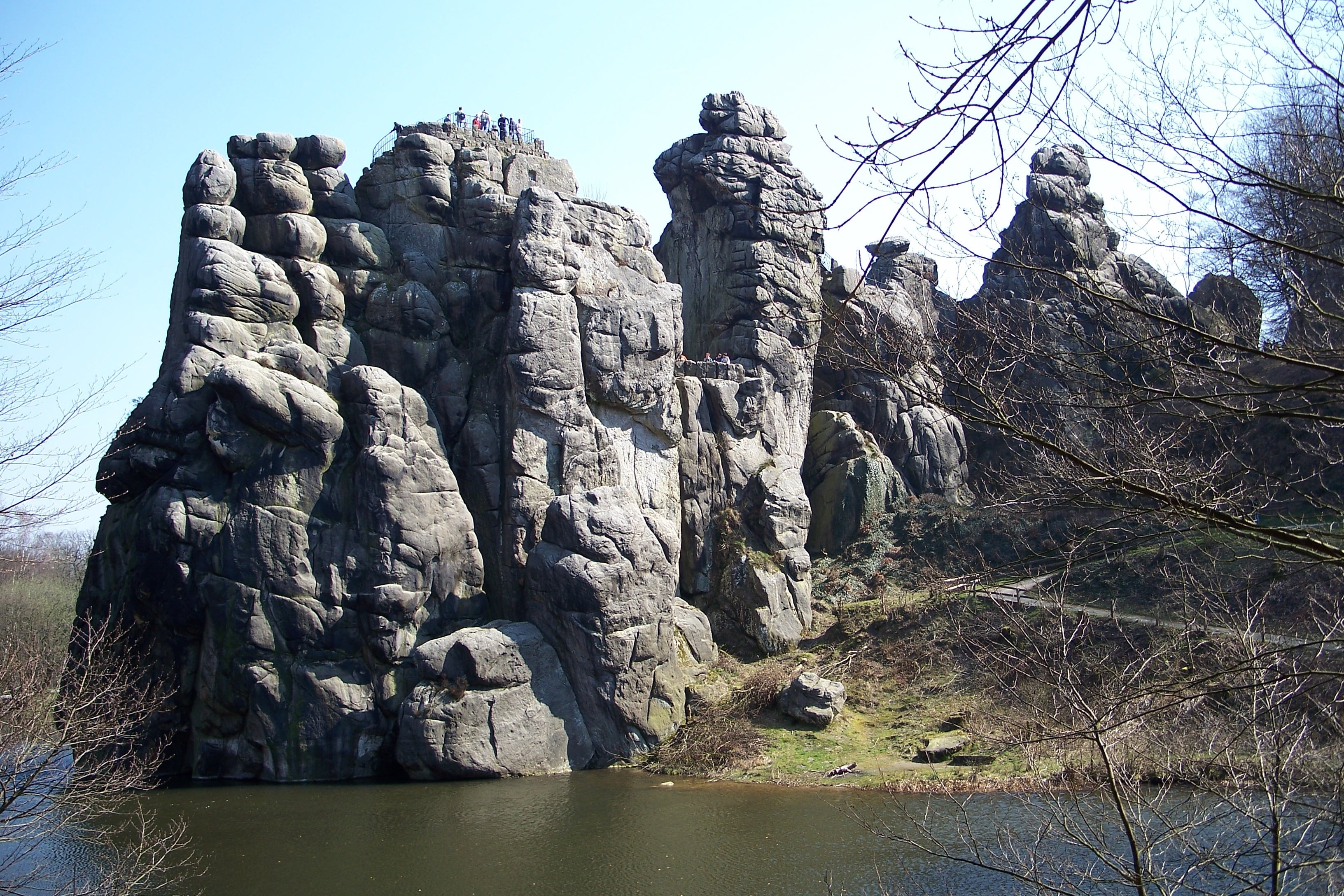 germany, landscape, plant, 2K, outdoors, ostwestfalen, tranquil scene, nature, land, sunlight, day, no people, tree, rock, rock formation, scenics - nature, HD Wallpaper