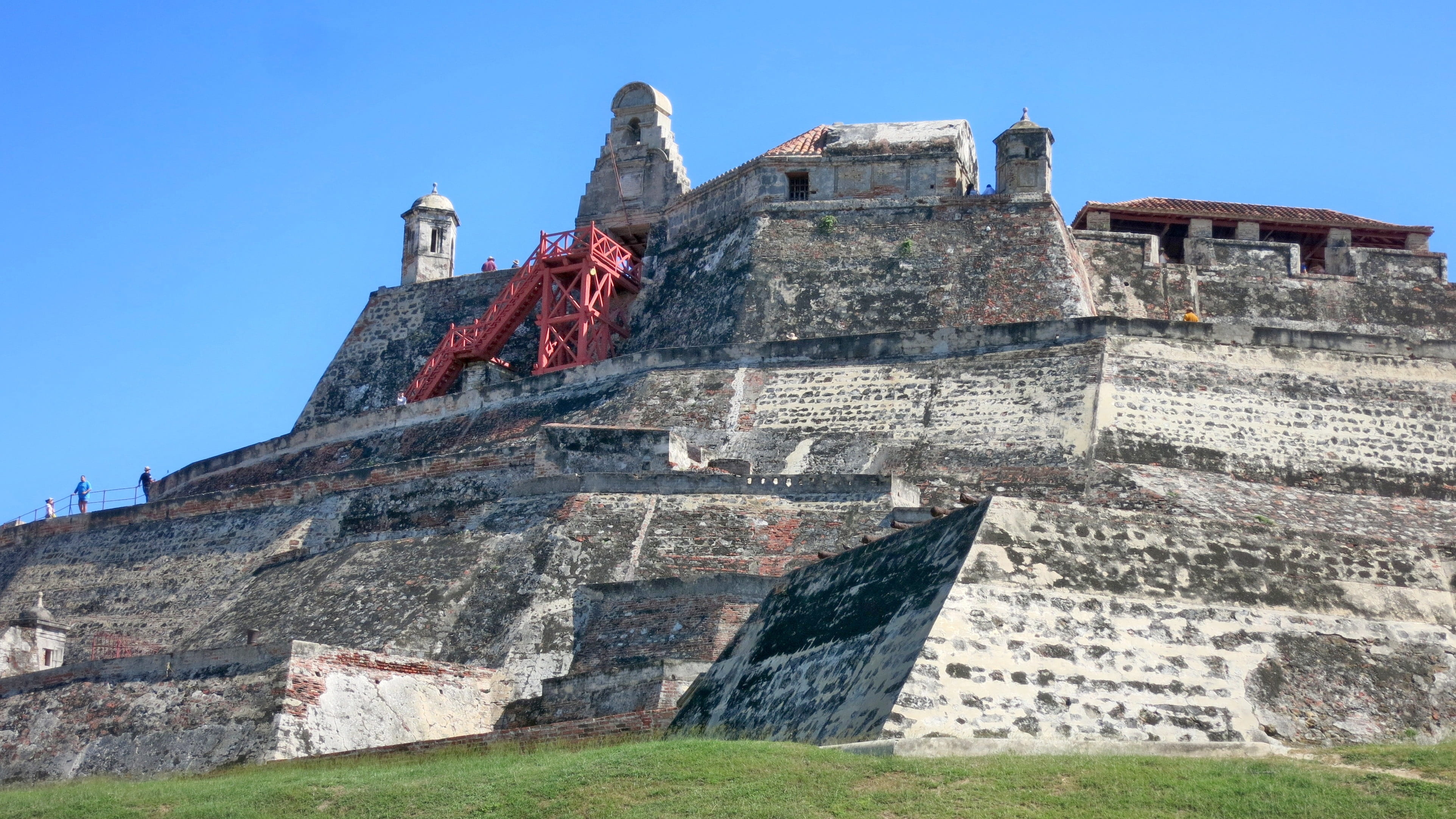 convento de la popa, castillo san felipe de barajas, castle, caribbean, building, ancient, holiday, no people, ruined, travel destinations, historically, HD Wallpaper
