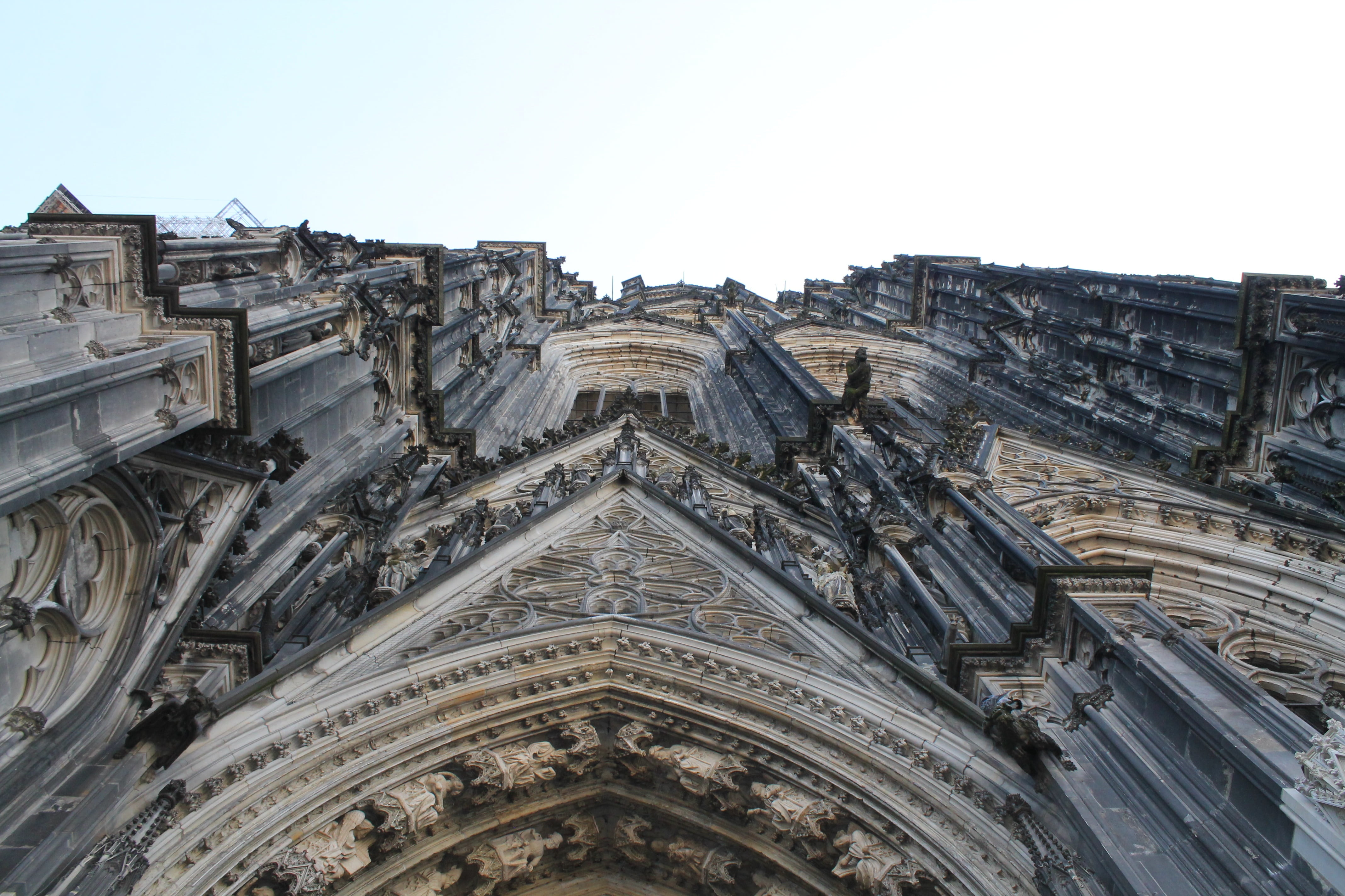 building exterior, ancient civilization, landmark, tourist attraction, nature, building, day, facade, belief, imposing, cologne, cathedral, cologne cathedral, HD Wallpaper