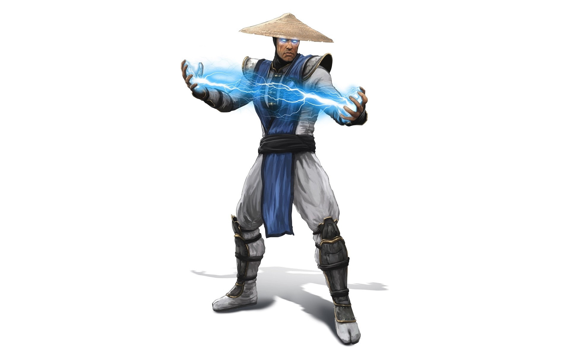 rayden, Mortal Kombat, games, video, 1080P, conical, kombat, mortal, x, art, hd, hats, Video Games, HD Wallpaper