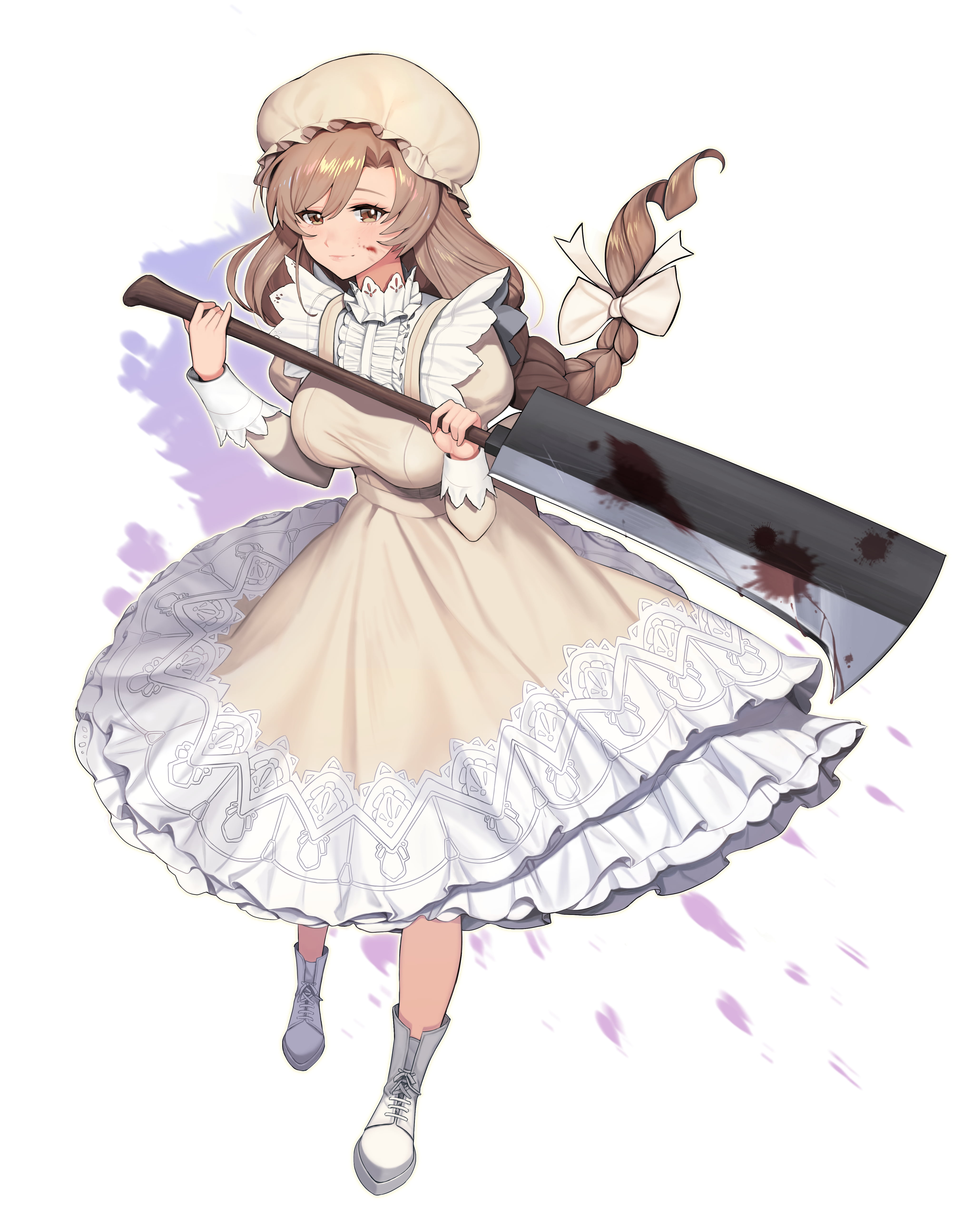 5K, maid outfit, Hataraku Saibou, maid, Phone HD Wallpaper