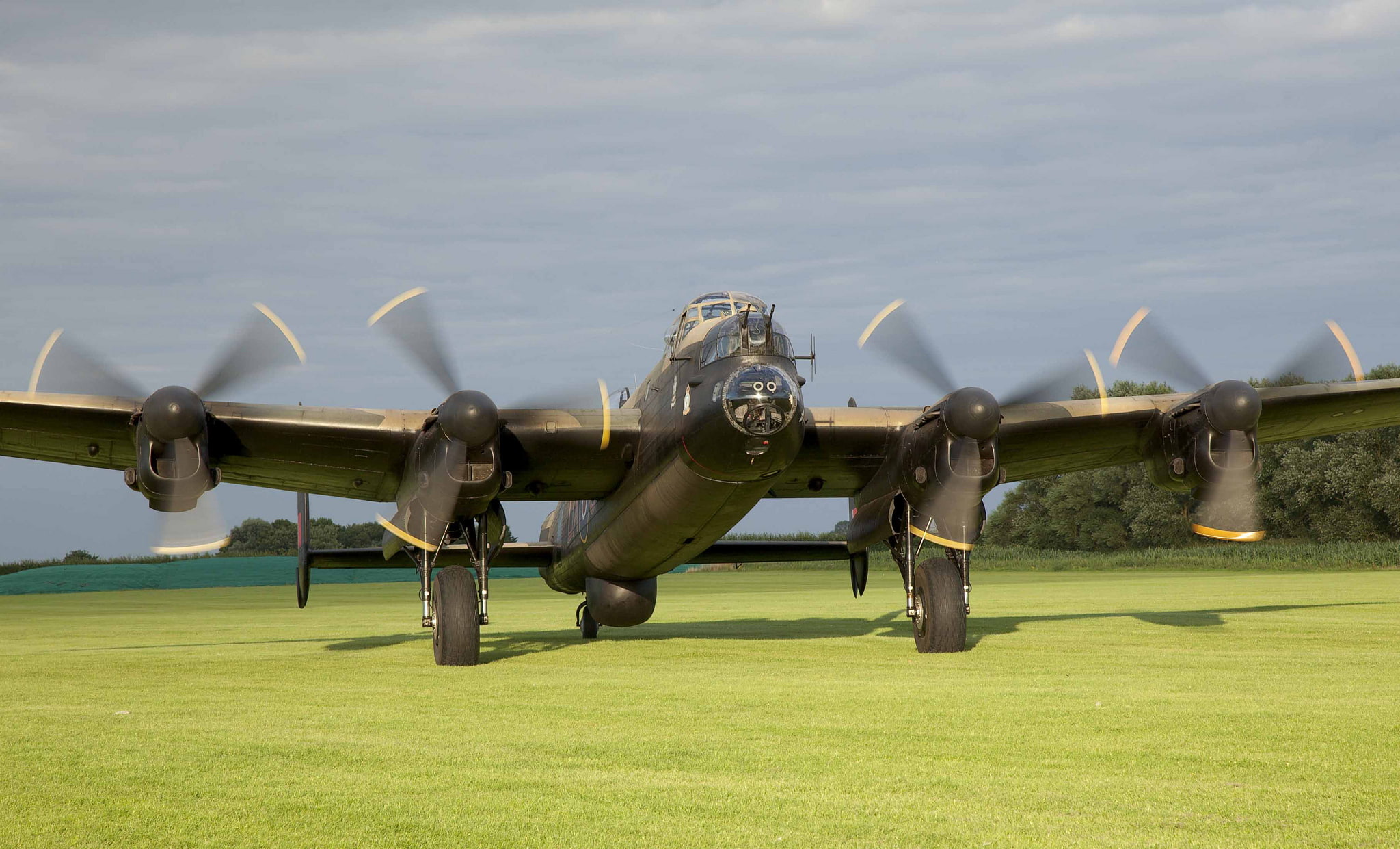 bomber, Lancaster, four-engine, heavy, 1080P, HD Wallpaper