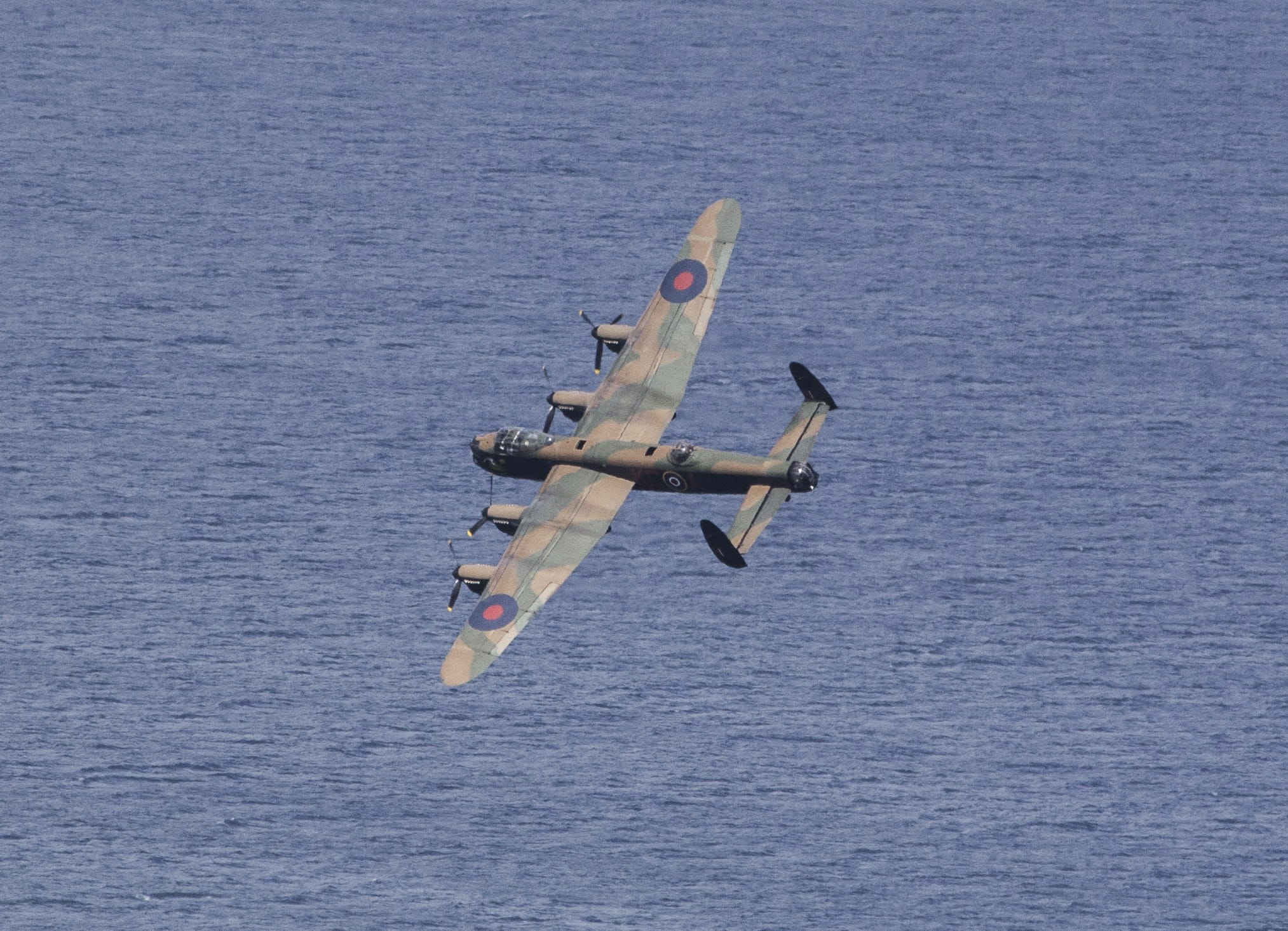 aerospace industry, green, raf, waterfront, 1080P, high angle view, water, air force, air vehicle, on the move, nautical vessel, no people, Bomber, airshow, HD Wallpaper