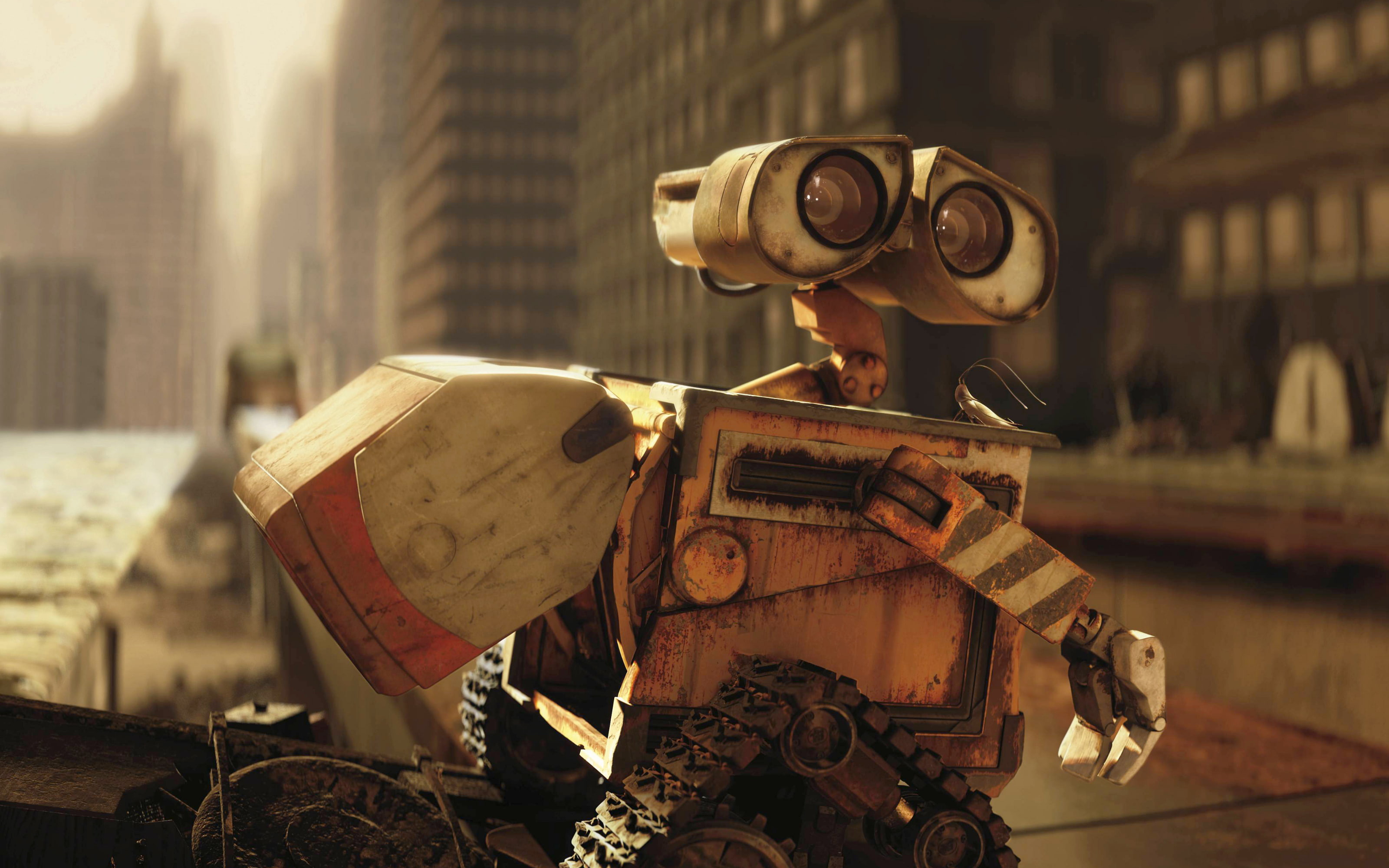 Pixar Animation Studios, 2K, Animated Movies, robot, WALL·E, HD Wallpaper