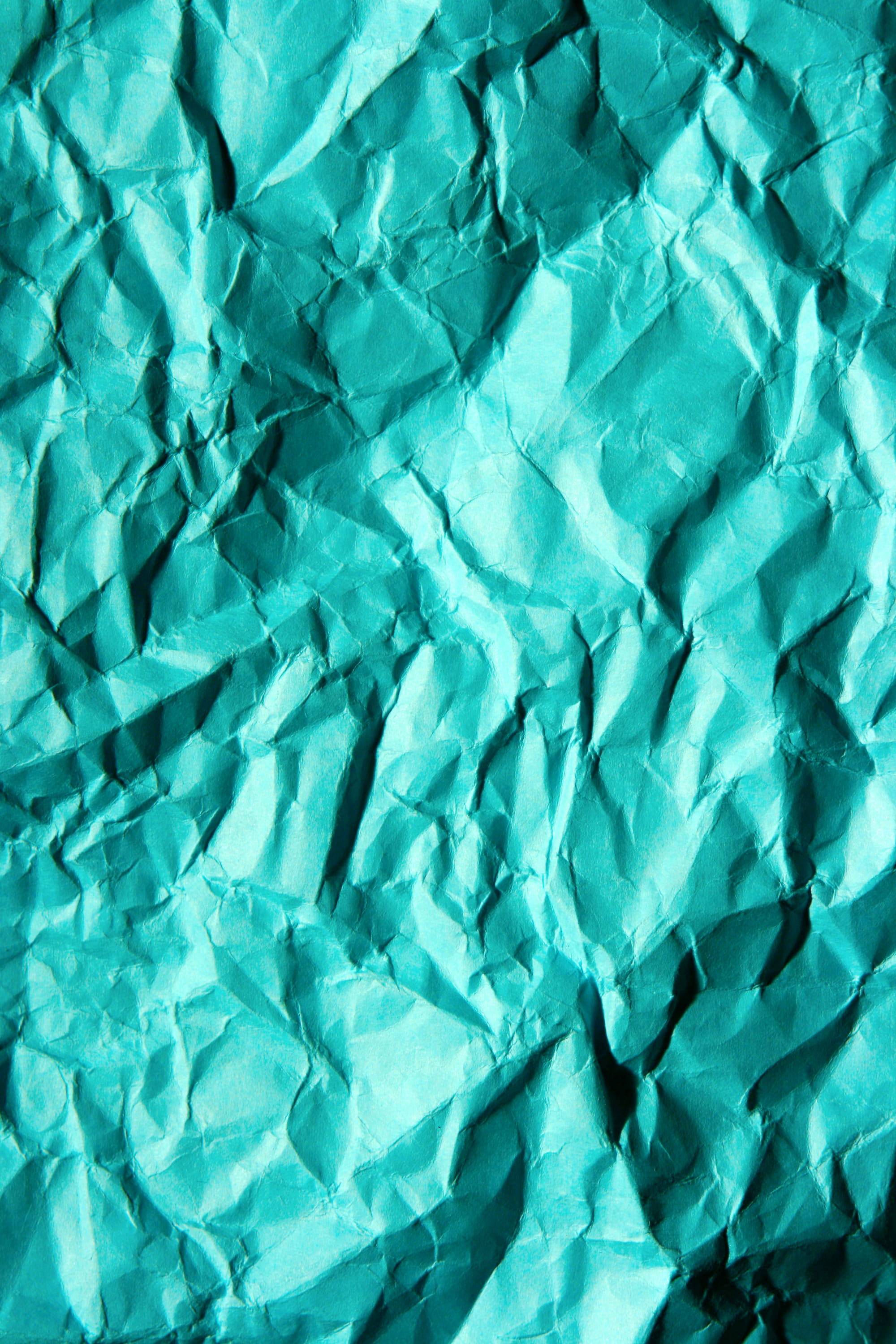 wrinkled, no people, turquoise colored, background, scrap, bed, concepts, wrapping, object, blue, documents, delete, recycling, clean, macro, material, Phone HD Wallpaper