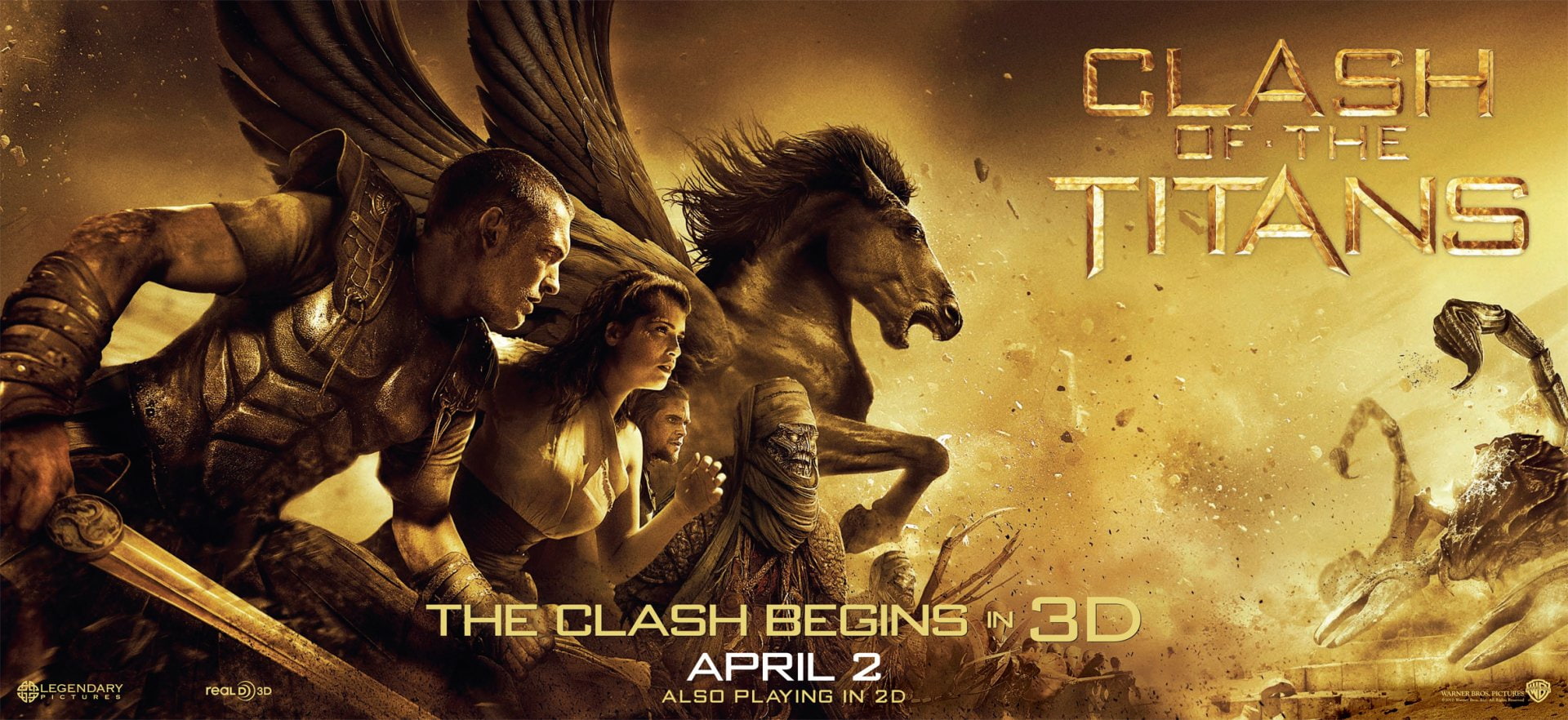 Clash Of The Titans (2010), Movie, Sam Worthington, Gemma Arterton, 1080P, HD Wallpaper