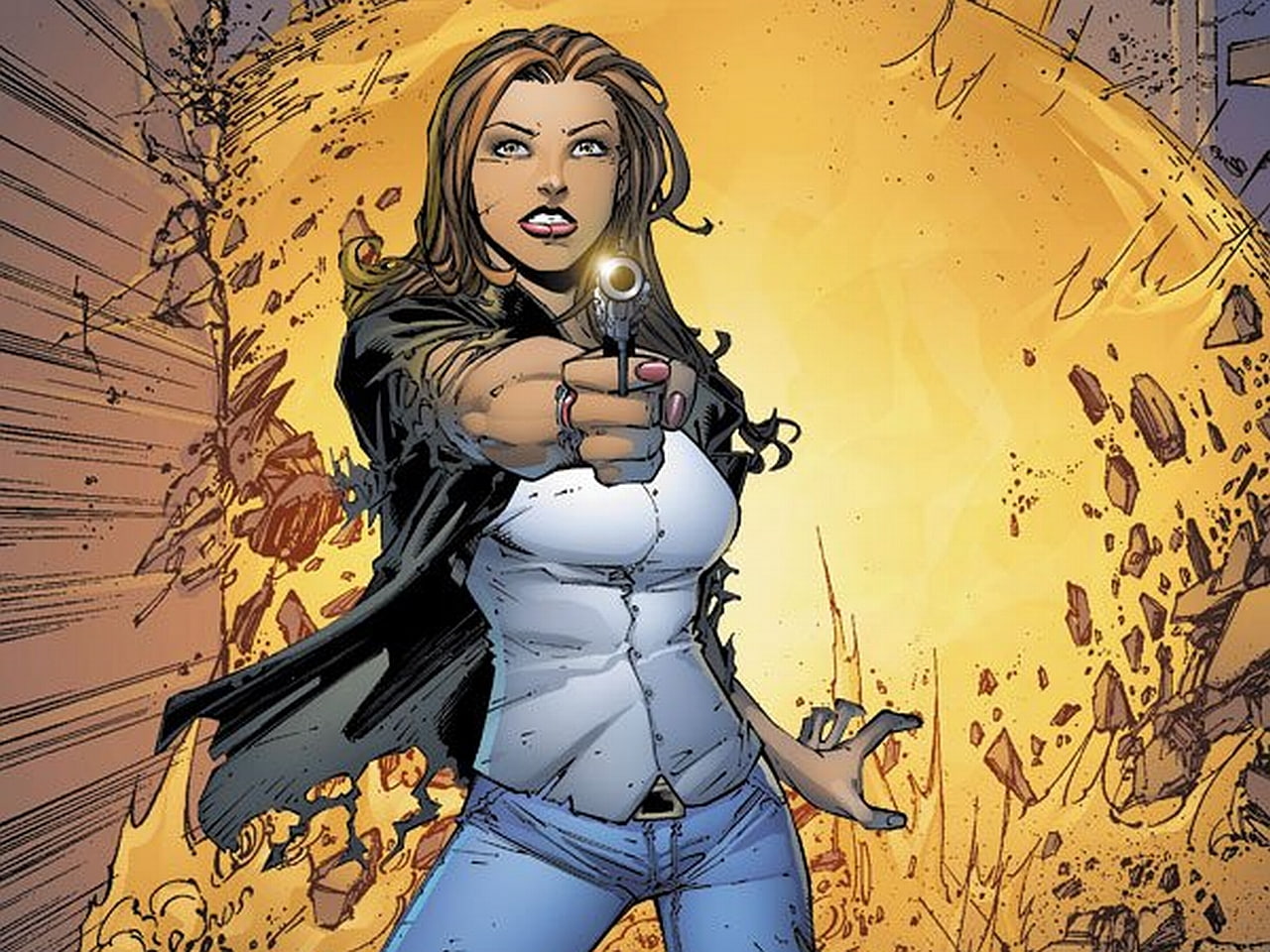 comics, 720P, hd, witchblade, HD Wallpaper