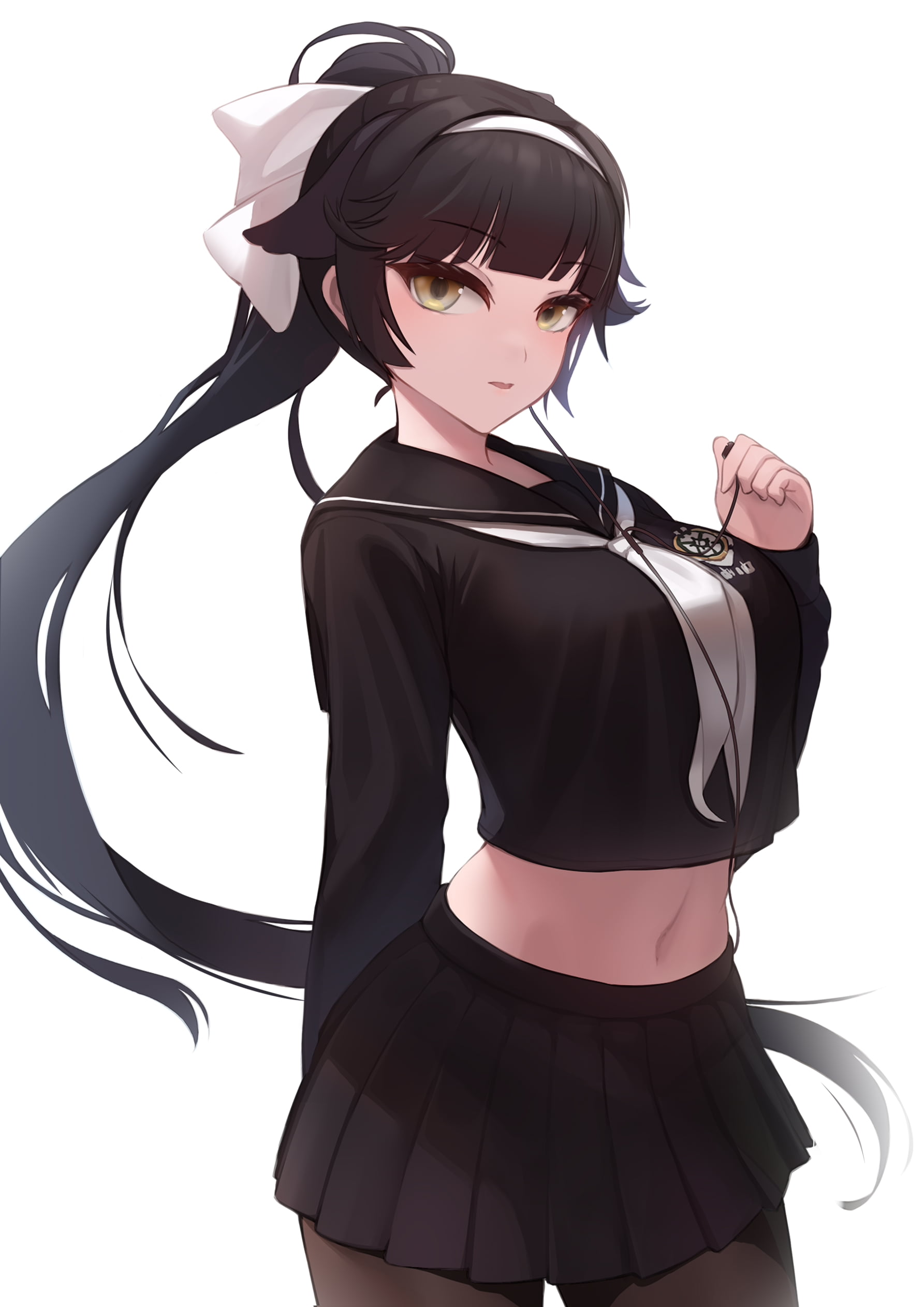 anime girls, Kyuuri no Tsukemono, skirt, 1080P, Takao (Azur Lane), Azur Lane, Phone HD Wallpaper