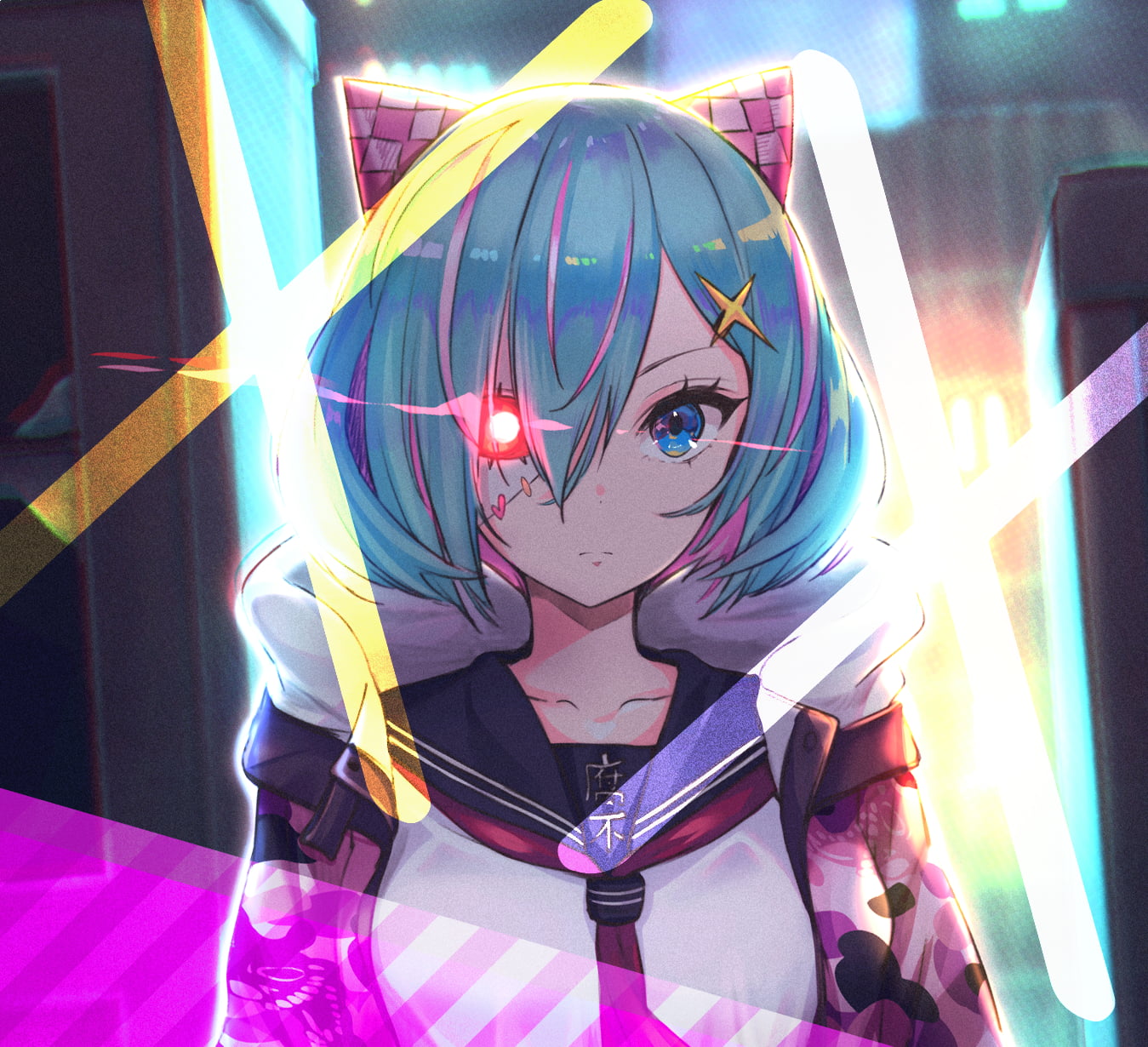 MappaNinatta, anime girls, original characters, 720P, anime, undead, HD Wallpaper
