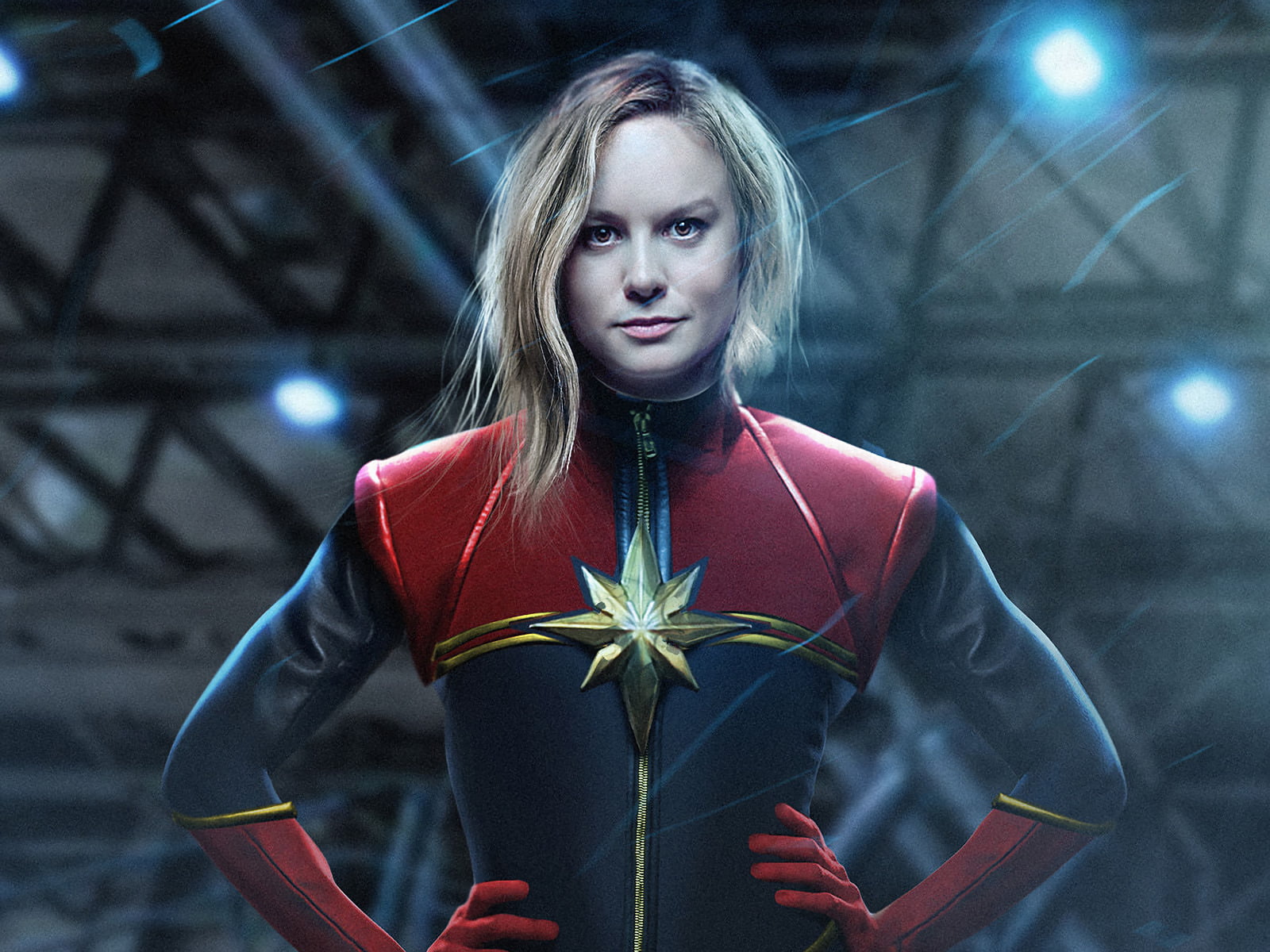 focus on foreground, Brie Larson, 720P, red, portrait, Movie, looking at camera, hair, lifestyles, young women, hairstyle, young adult, beautiful woman, HD Wallpaper