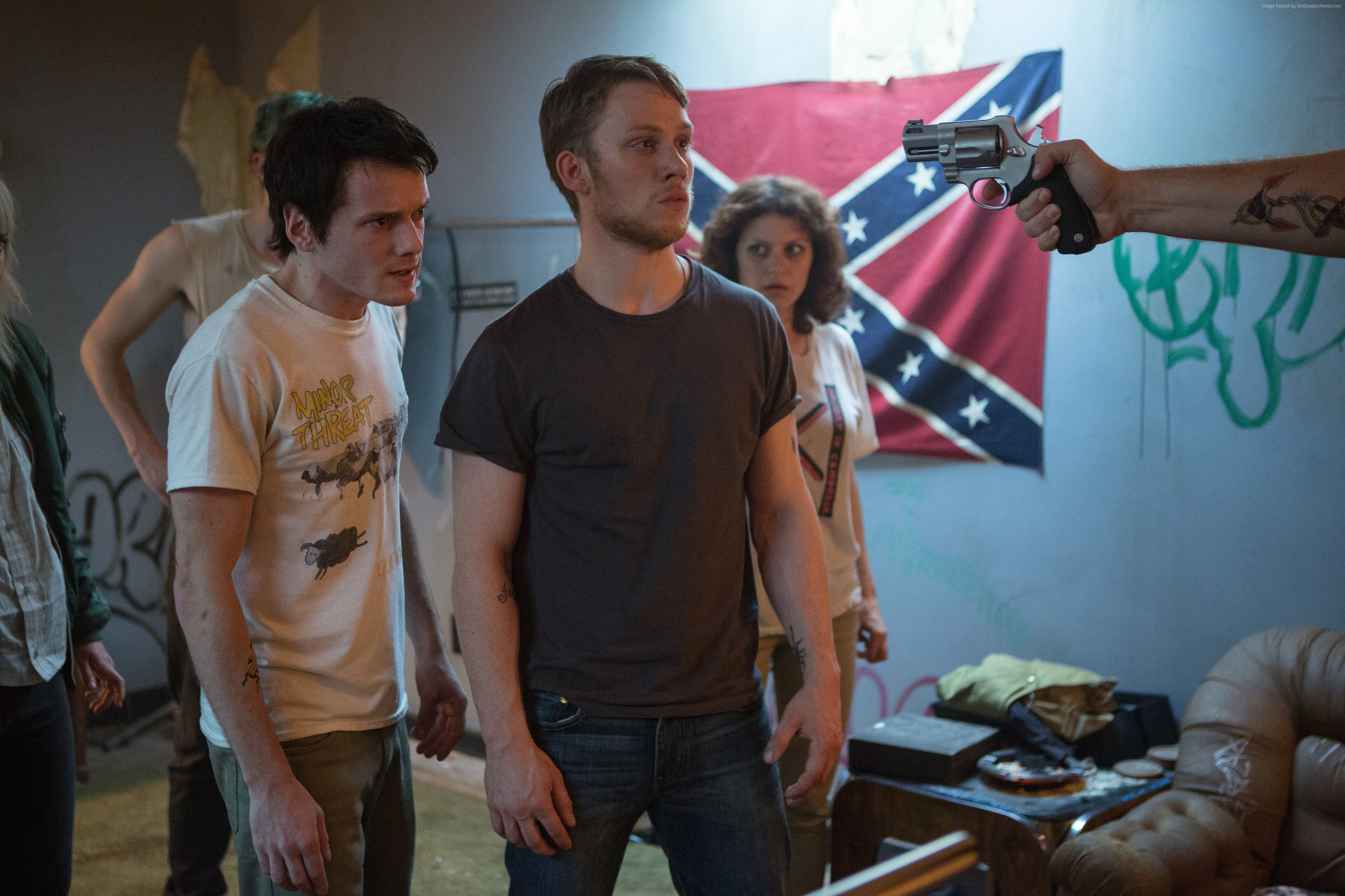Joe Cole, Green Room, Anton Yelchin, 4K, best movies of 2016, HD Wallpaper