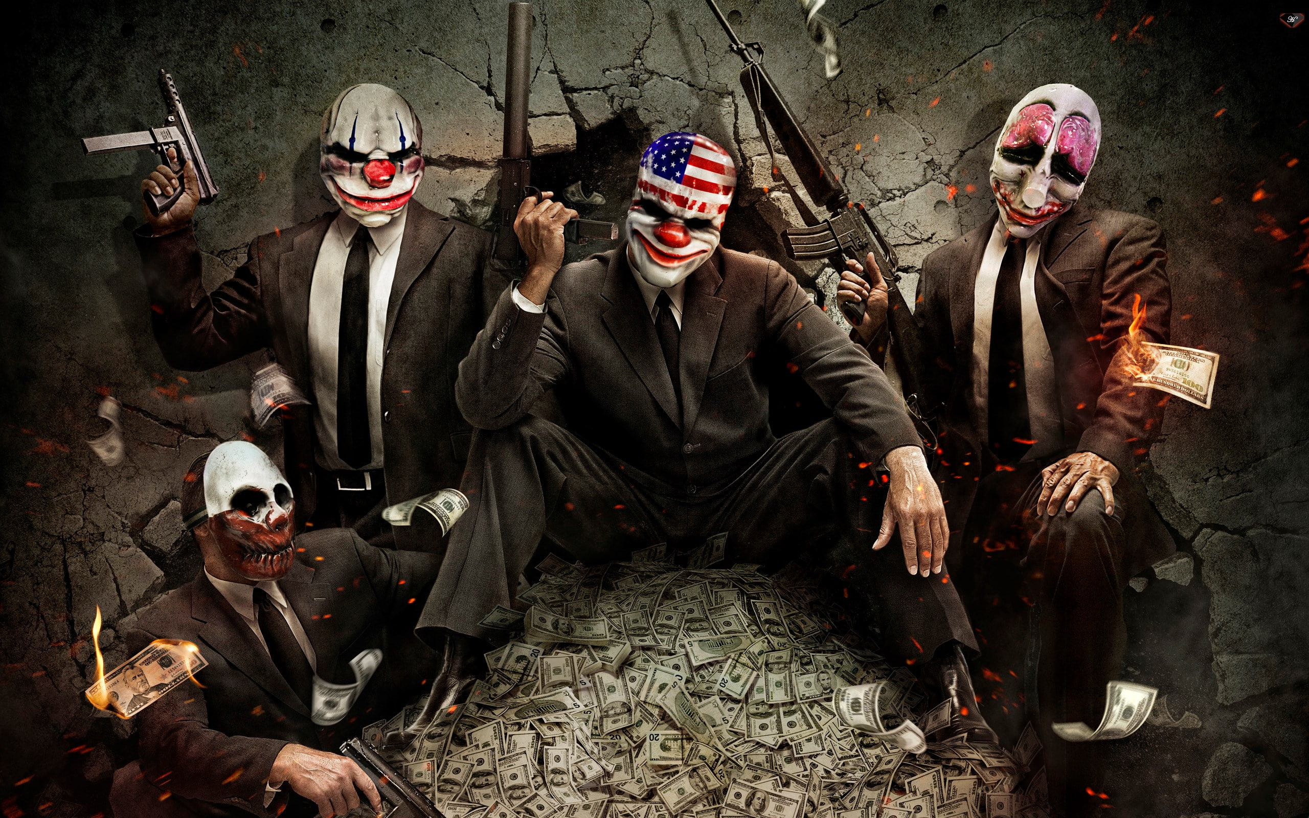 payday the heist, 2K, HD Wallpaper