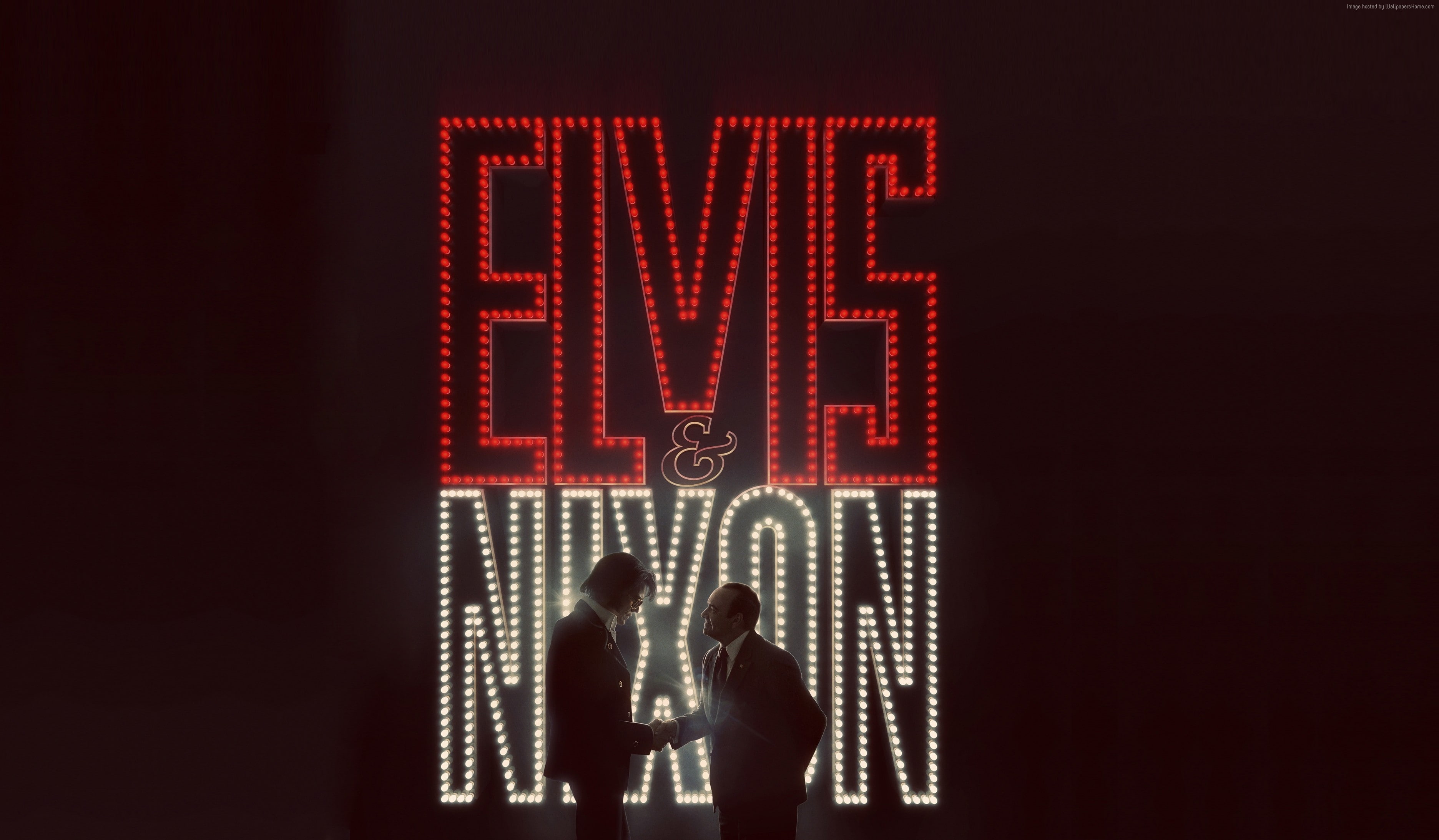 Best Movies of 2016, Kevin Spacey, Michael Shannon, 2K, Elvis and Nixon, HD Wallpaper