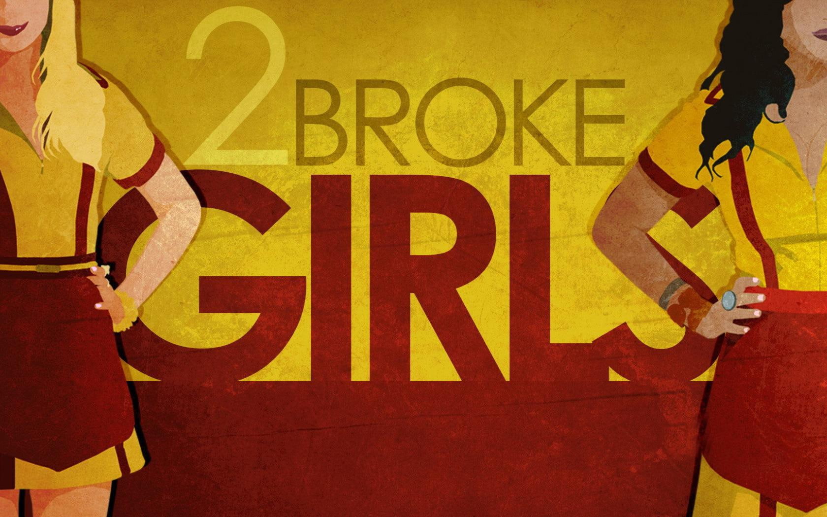 behrs, broke, dennings, 2 broke girls, 720P, kat dennings, channing, beth, girls, max black, beth behrs, caroline channing, kat, caroline, black, max, HD Wallpaper