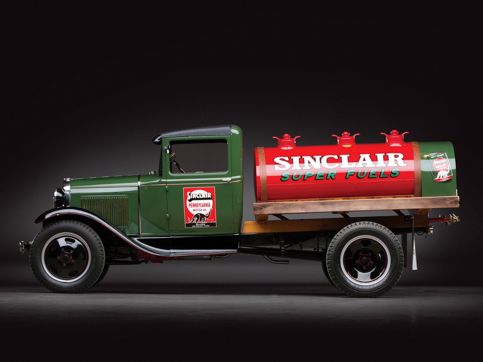 ford, model aa, 1080P, retro, fuel, tanker, pickup, 1930, HD Wallpaper