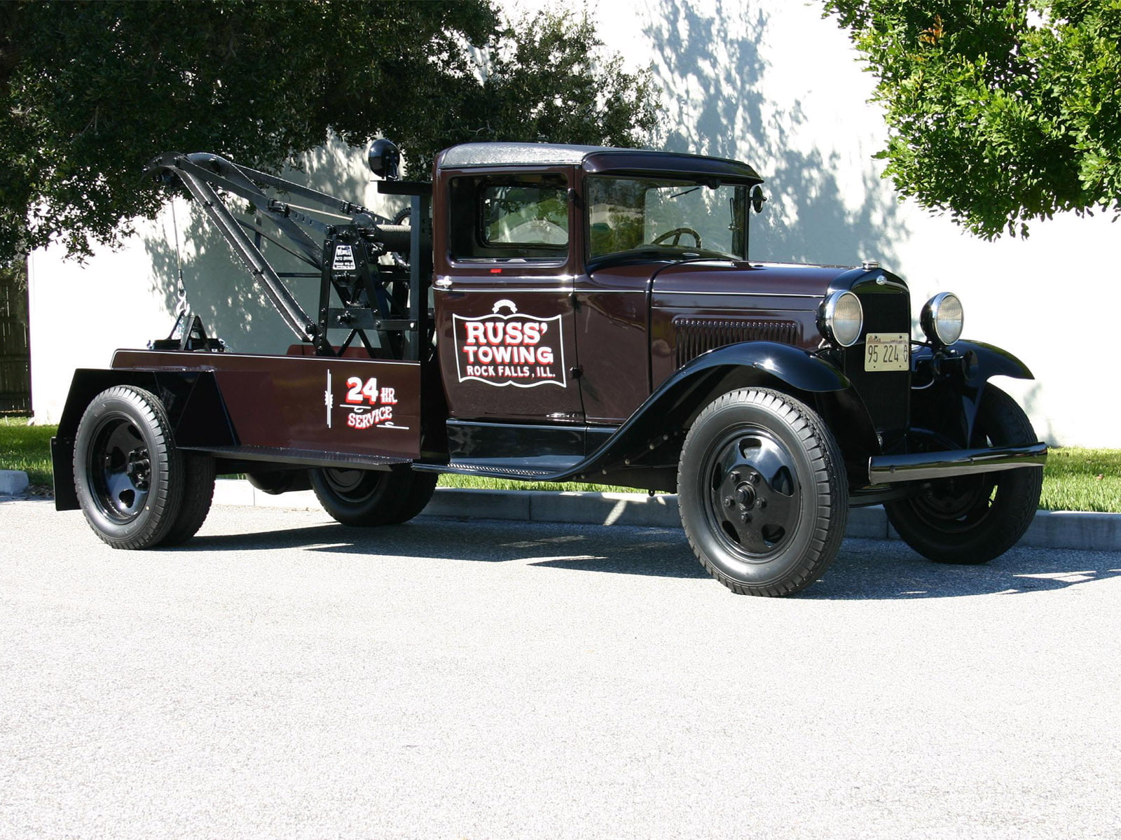 truck, service, towtruck, 1931, briggs, model aa, ford, 720P, 229a, HD Wallpaper