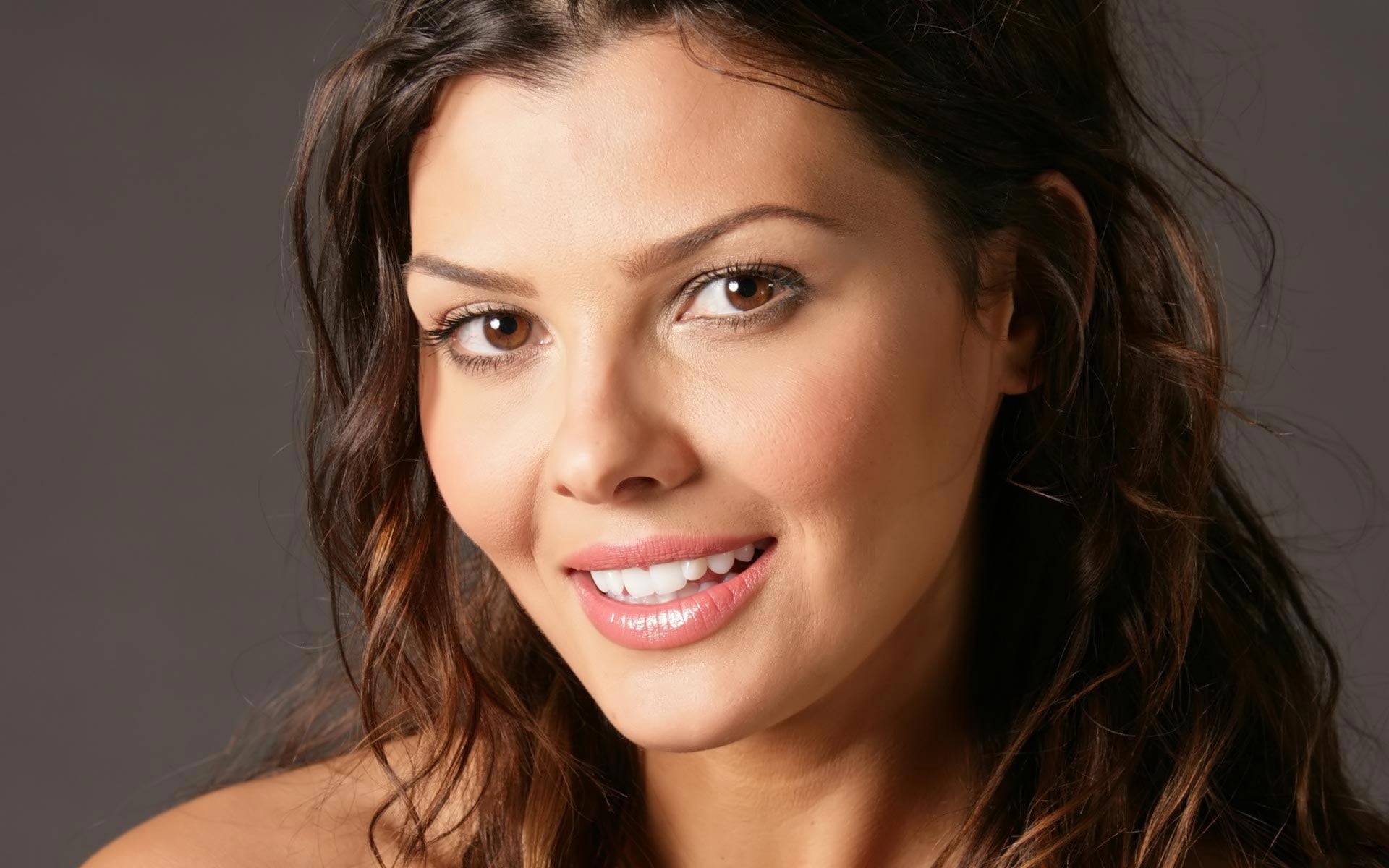 body part, sensuality, studio Shot, beauty, hair, one Woman Only, long Hair, looking At Camera, adult, positive Emotion, smile, confidence, ali landry, HD Wallpaper