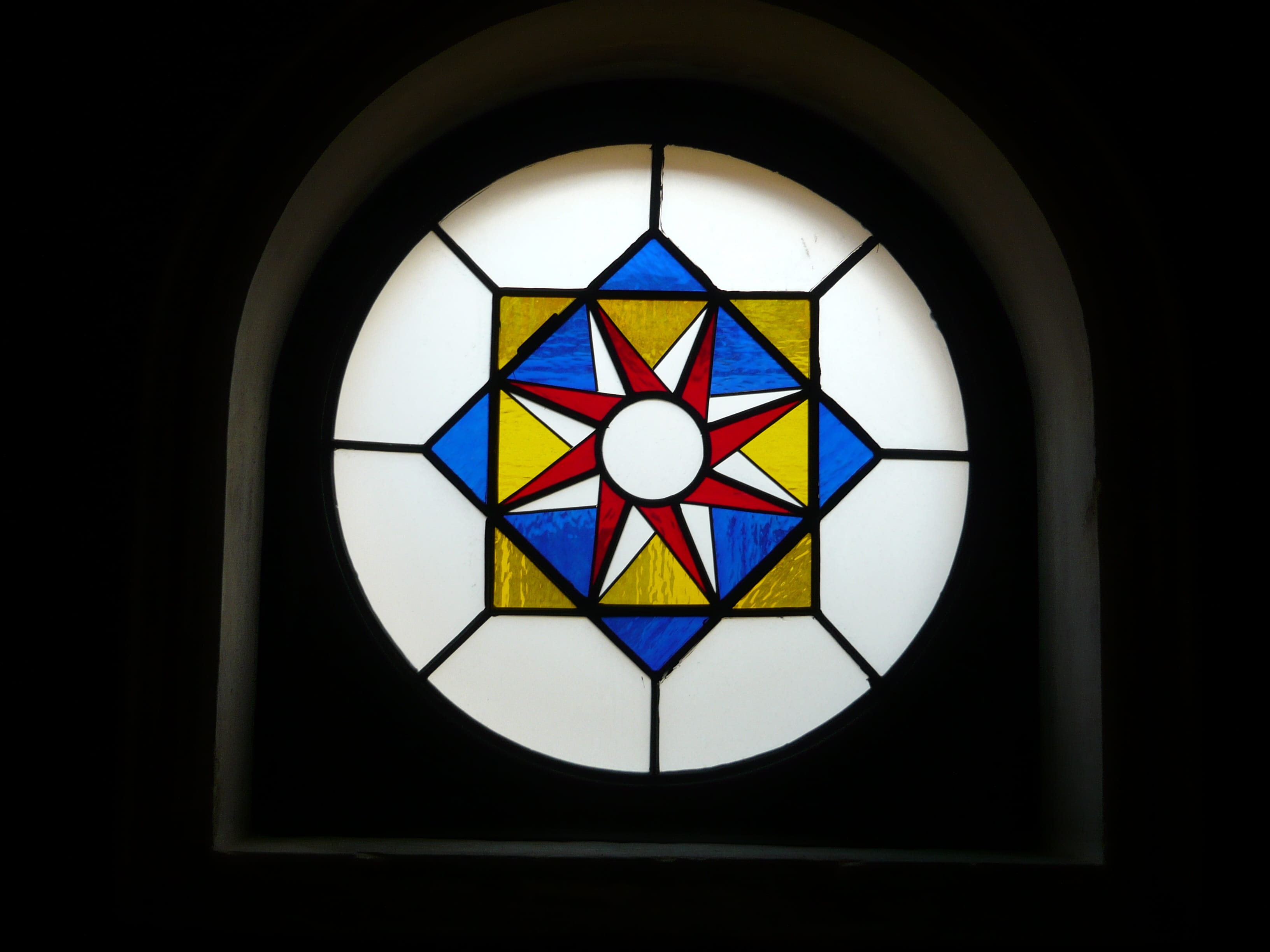 Building, transparent, Pecs, Synagogue, Window, luxury, architecture, close-up, pattern, multi colored, stained glass, no people, circle, shape, art and craft, HD Wallpaper