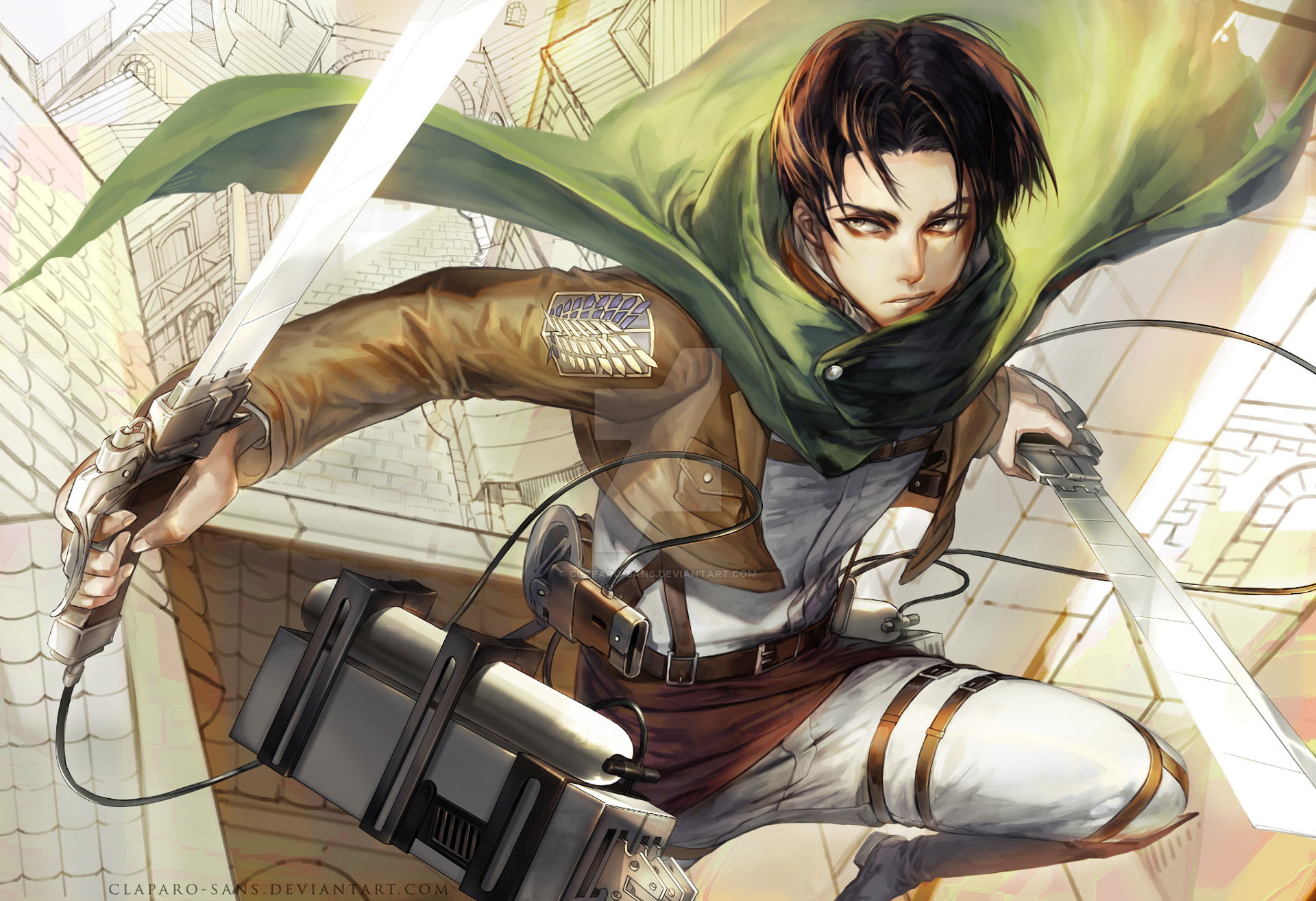 Anime, 1080P, Levi Ackerman, Attack On Titan, HD Wallpaper