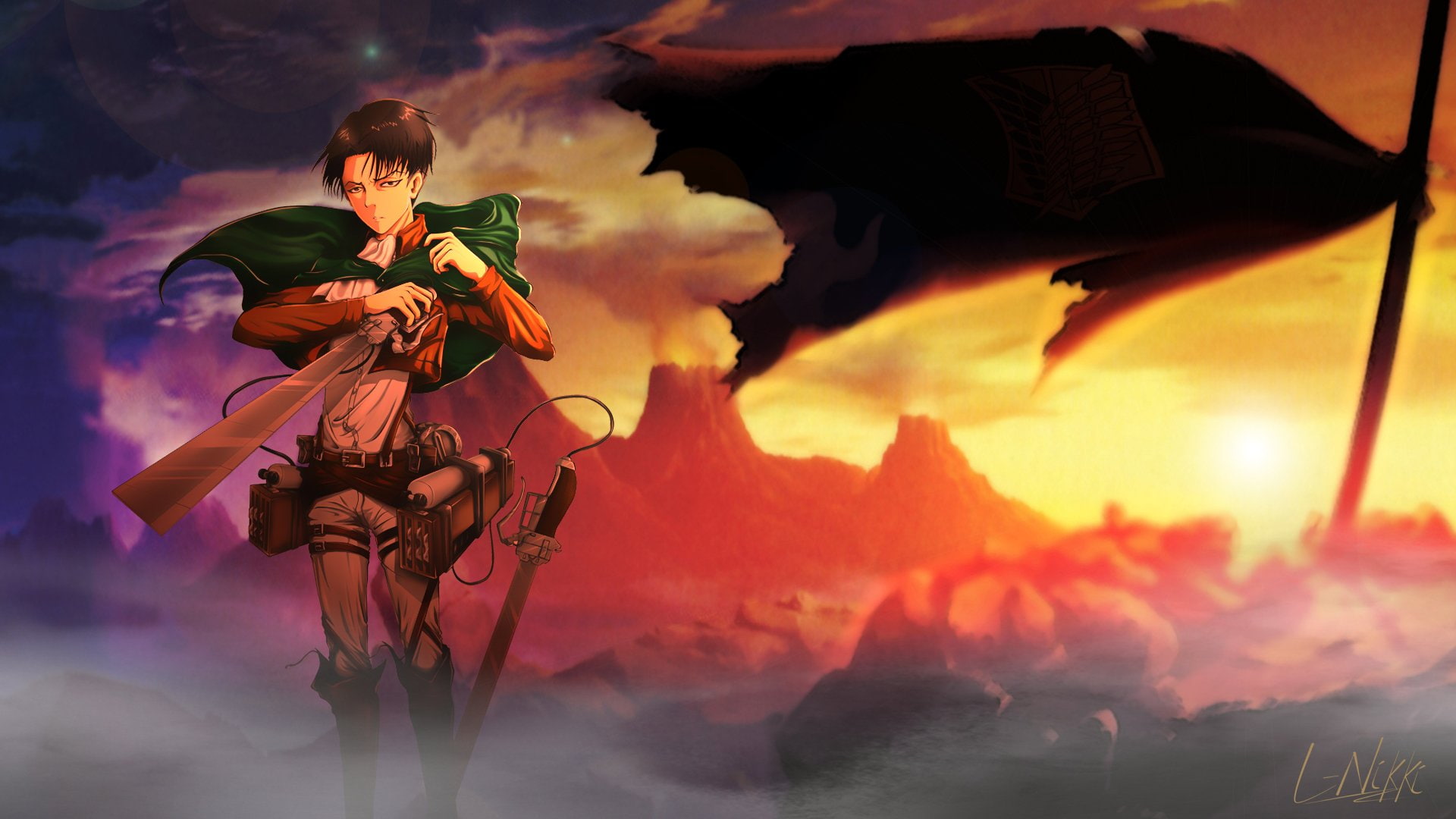 Attack On Titan, 1080P, Levi Ackerman, Anime, HD Wallpaper