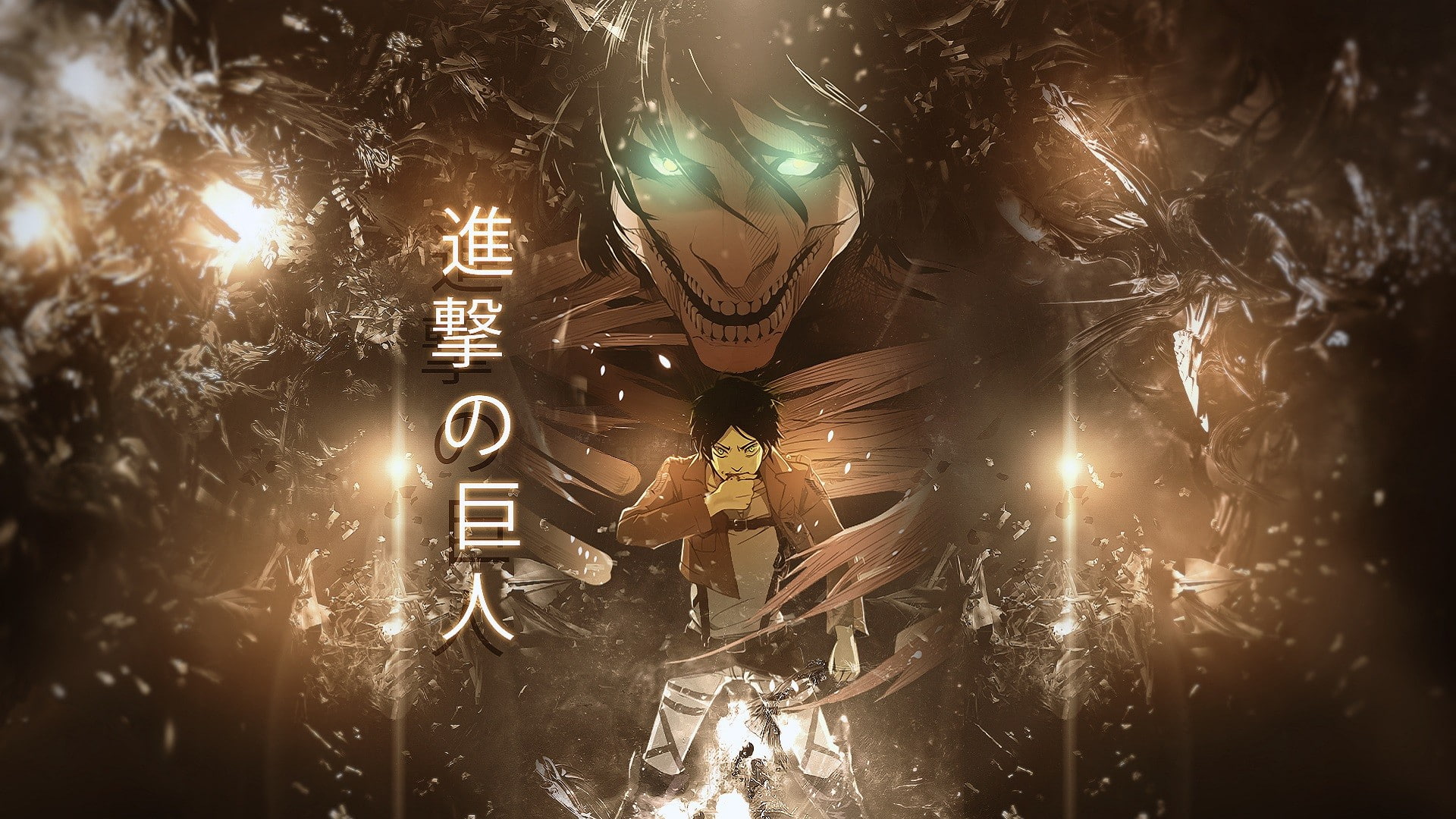 Eren Jeager, 1080P, anime boys, Shingeki no Kyojin, anime, HD Wallpaper