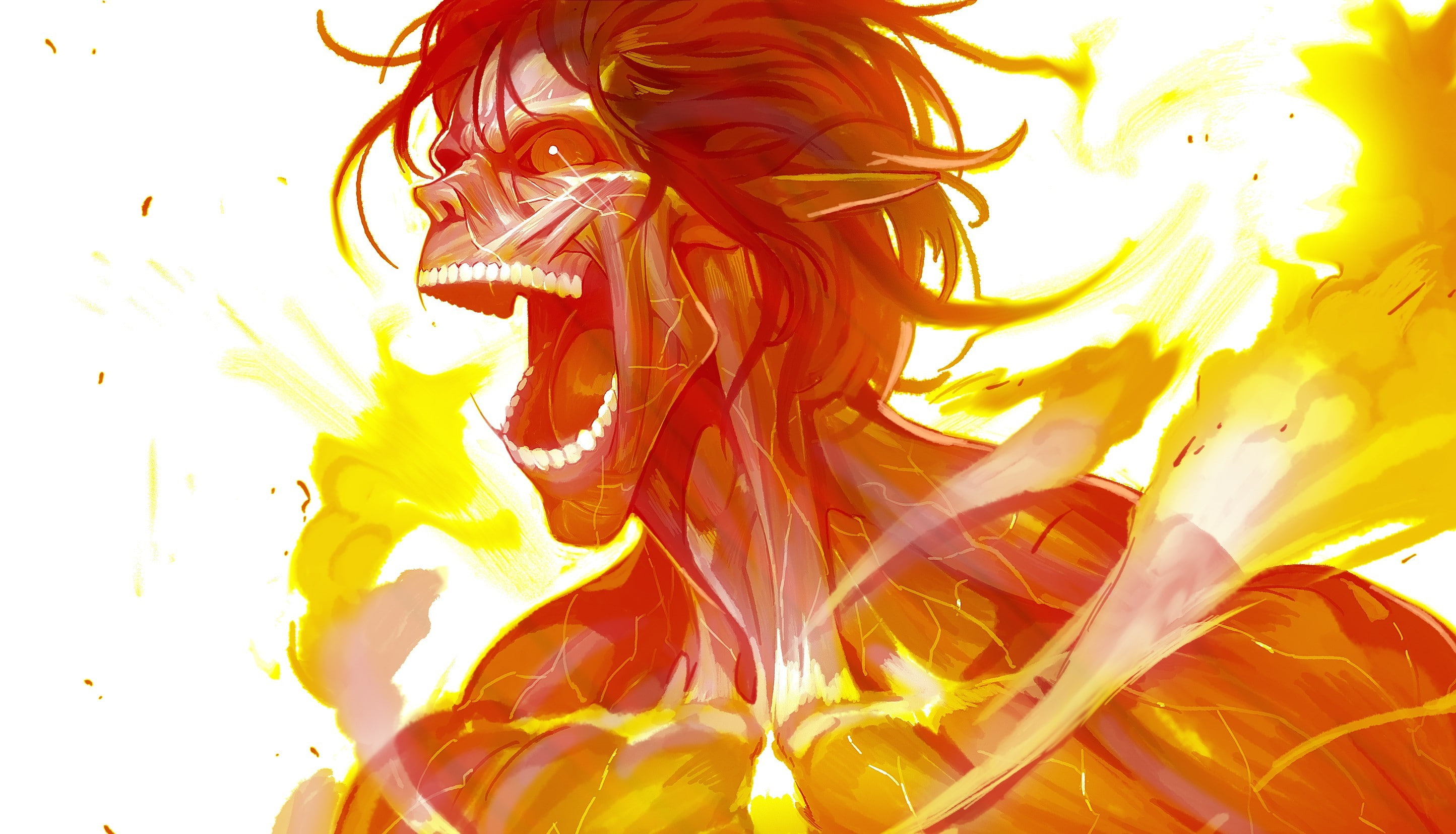 Shingeki no Kyojin, anime girls, Eren Jeager, anime, 2K, HD Wallpaper