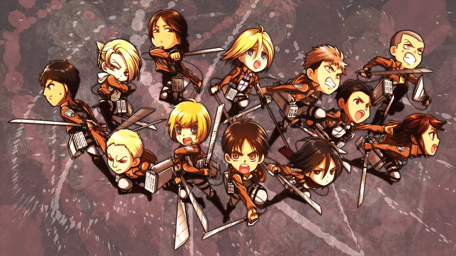Mikasa Ackerman, Shingeki No Kyojin, Medieval, Annie Leonhart, Levi Ackerman, Armin Arlert, Ymir, Eren Jeager, 1080P, Blouse Sasha, Renz Christa, anime, HD Wallpaper