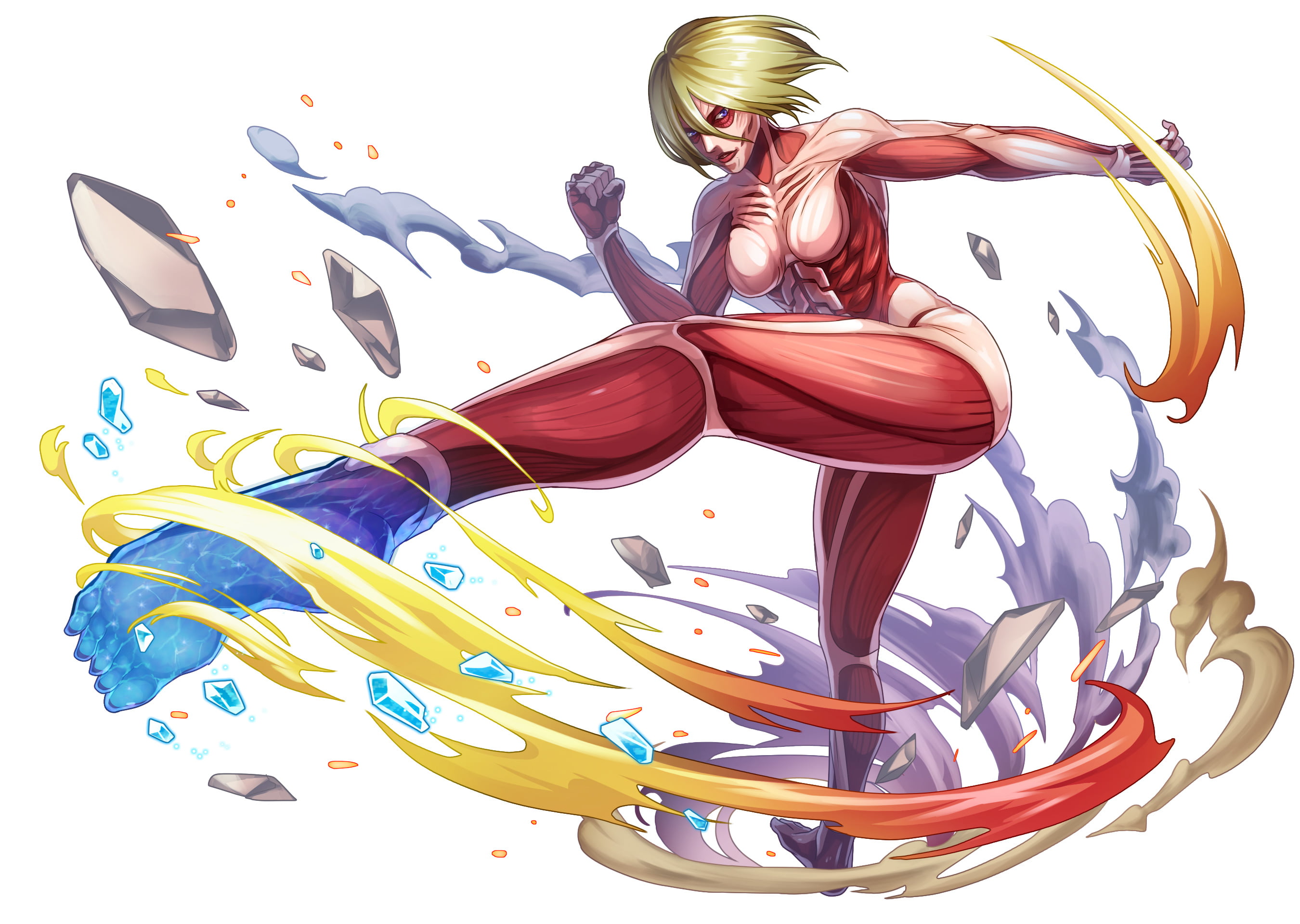 Titan, 2K, Attack On Titan, Female Titan, Anime, HD Wallpaper