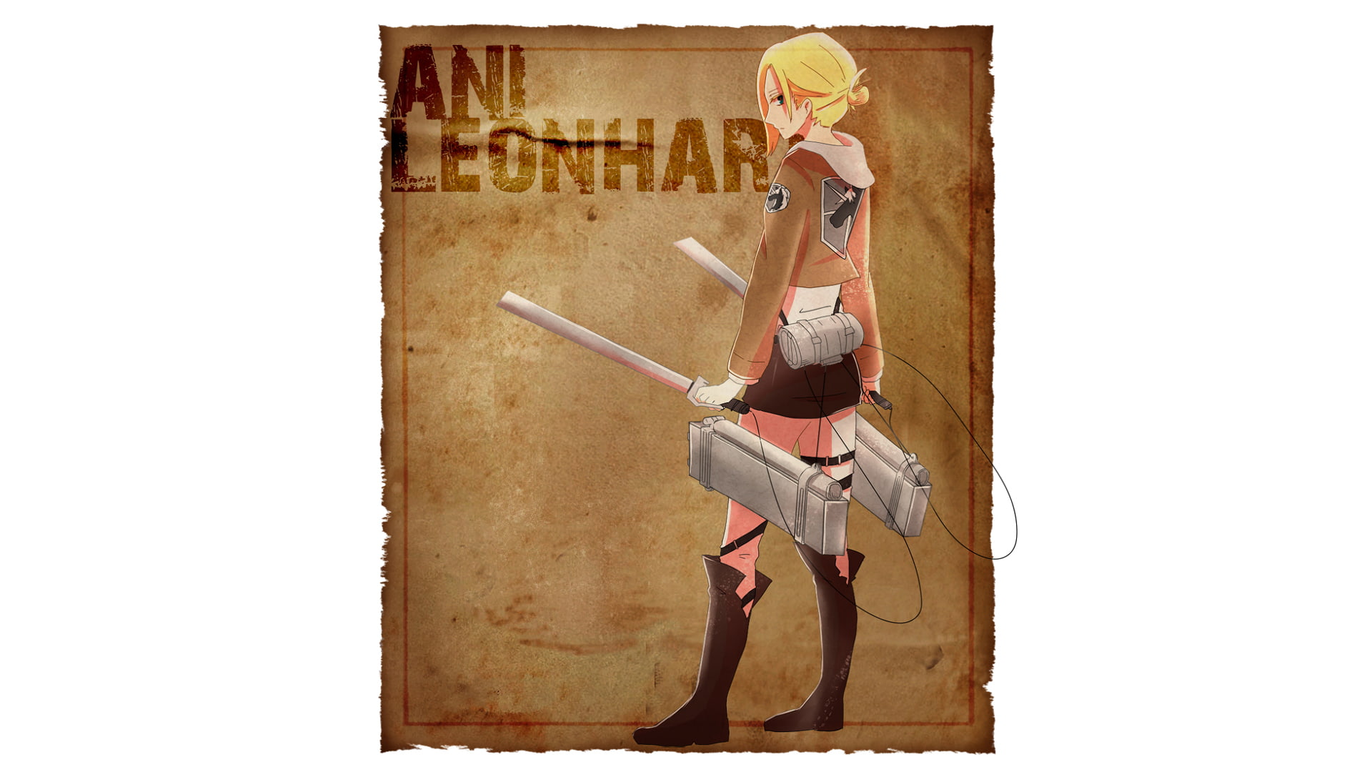 1080P, Annie Leonhart, Attack On Titan, Anime, HD Wallpaper