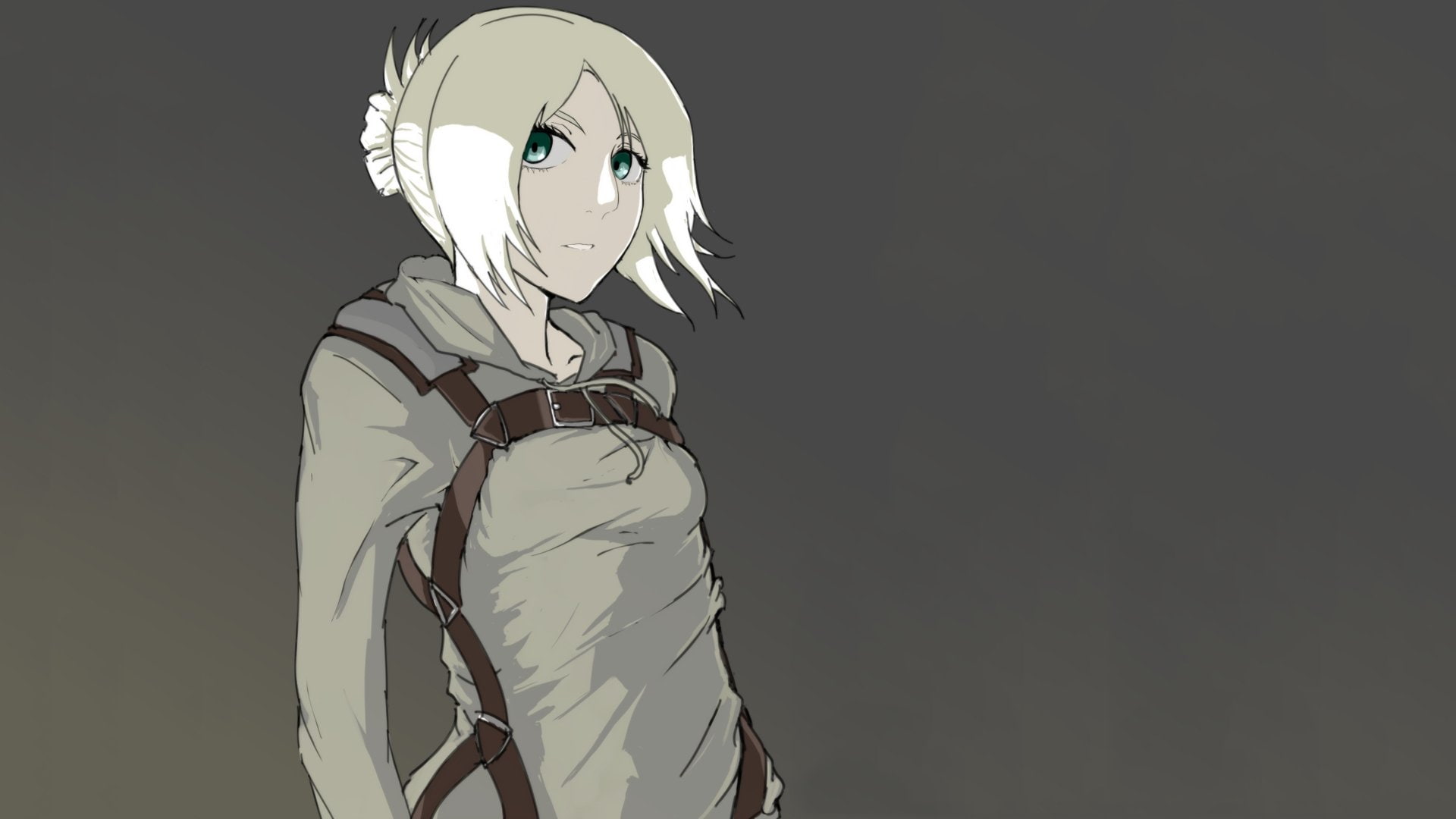 1080P, Anime, Annie Leonhart, Attack On Titan, HD Wallpaper