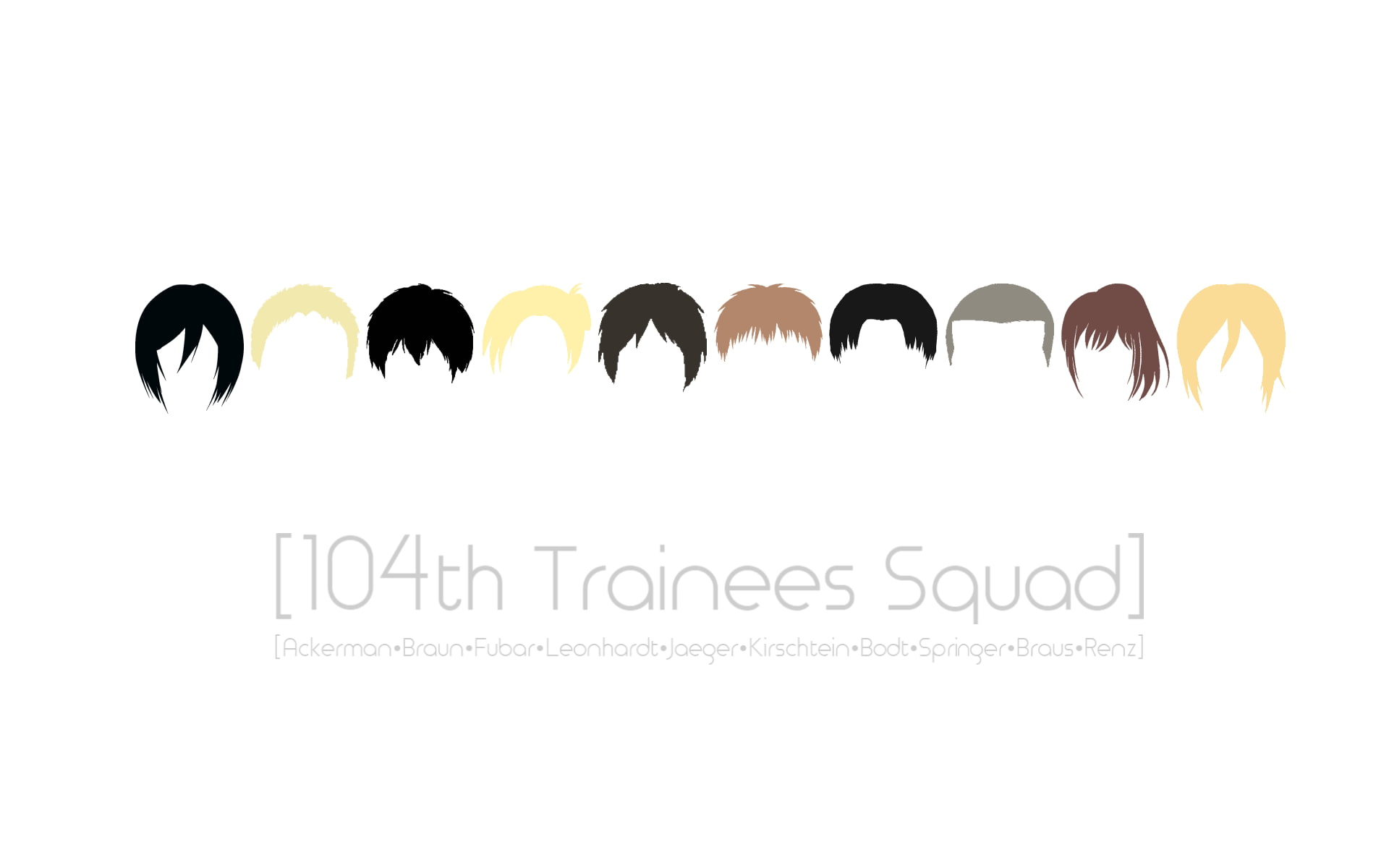 Eren Jeager, Levi Ackerman, Renz Christa, 1080P, Connie Springer, Mikasa Ackerman, Shingeki no Kyojin, Blouse Sasha, HD Wallpaper