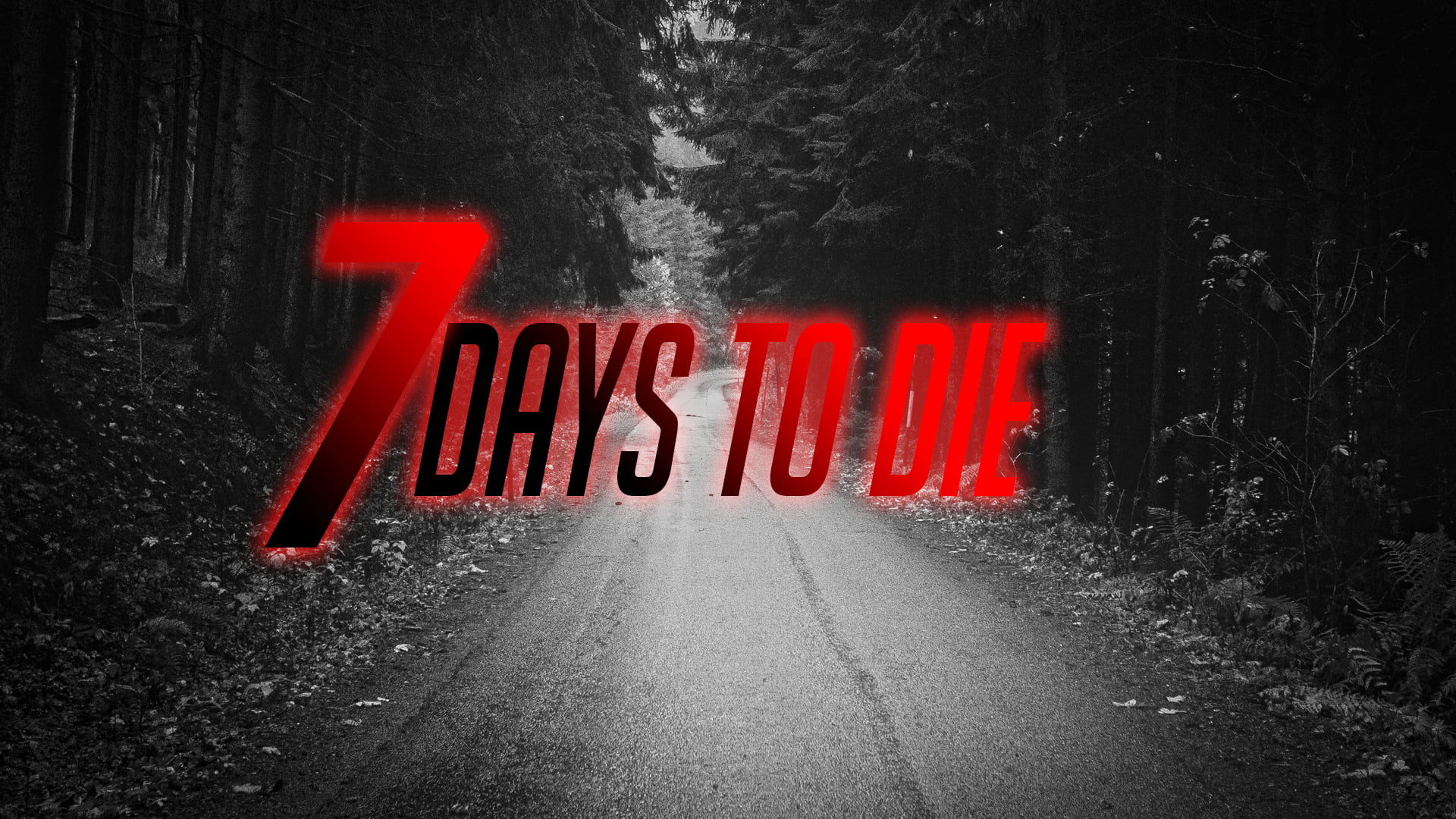 logotype, video games, 7 Days To Die, 1080P, red, HD Wallpaper