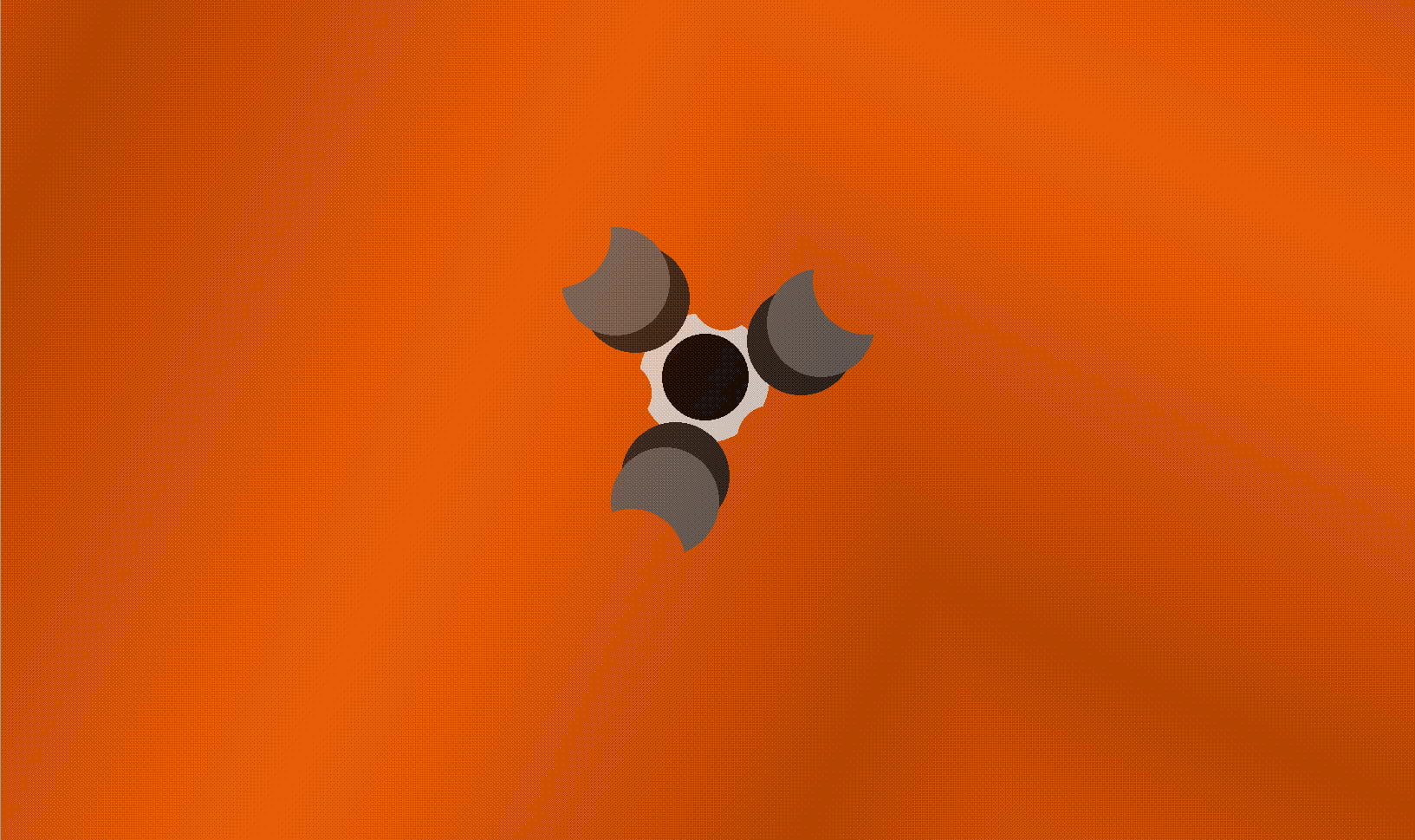 720P, orange background, orange, logotype, logo, simple background, Swiftrender (Profile), HD Wallpaper