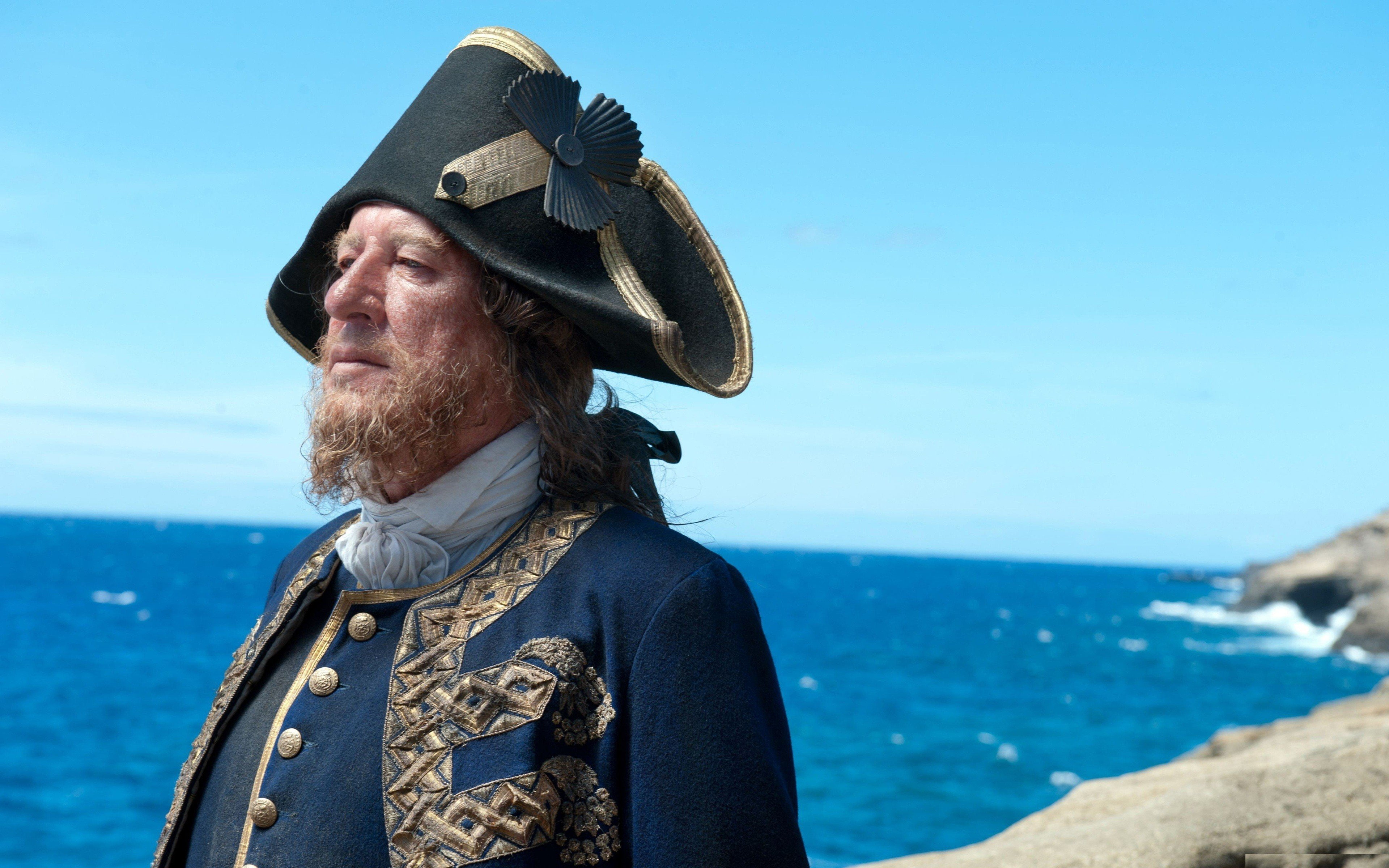 hector, pirates, tides, caribbean, captain, 4K, rush, barbossa, stranger, geoffrey, HD Wallpaper