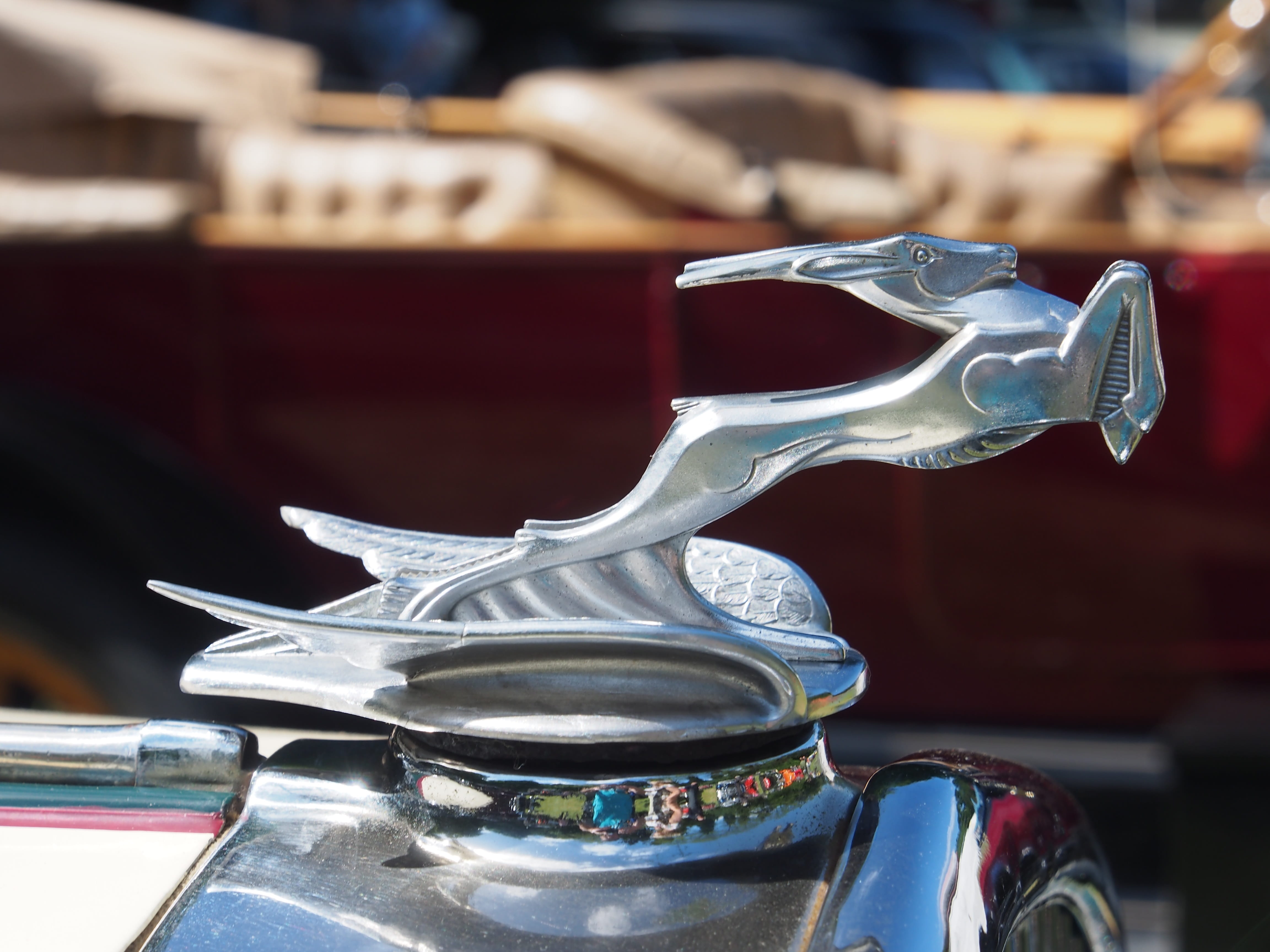 land vehicle, imperial, reflection, 4K, nostalgia, motorcycle, automobile, car, ornament, silver colored, metal, manufacturer, badge, art and craft, retail display, HD Wallpaper