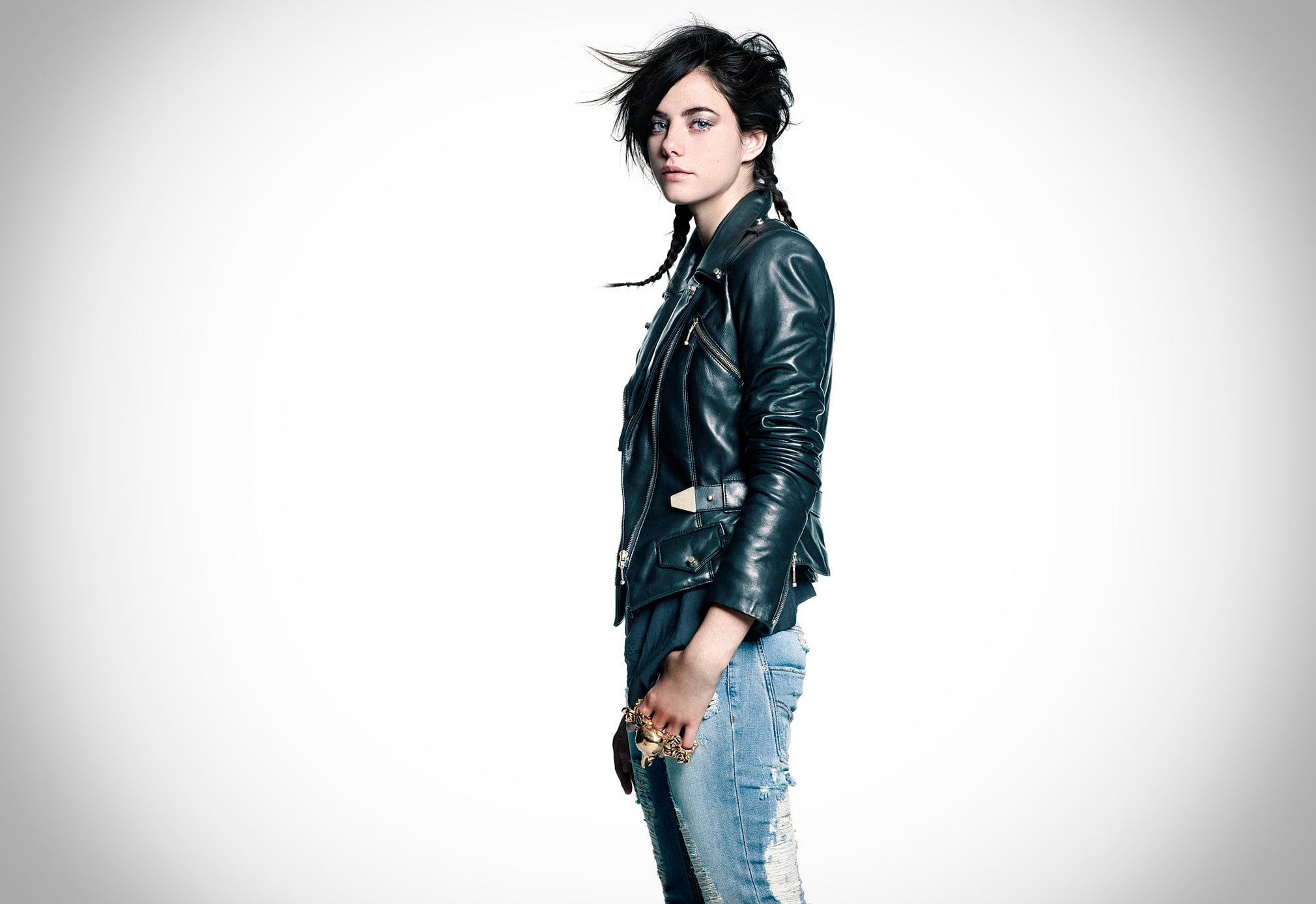 photoshoot, It, 1080P, Kaya Scodelario, jeans, HD Wallpaper