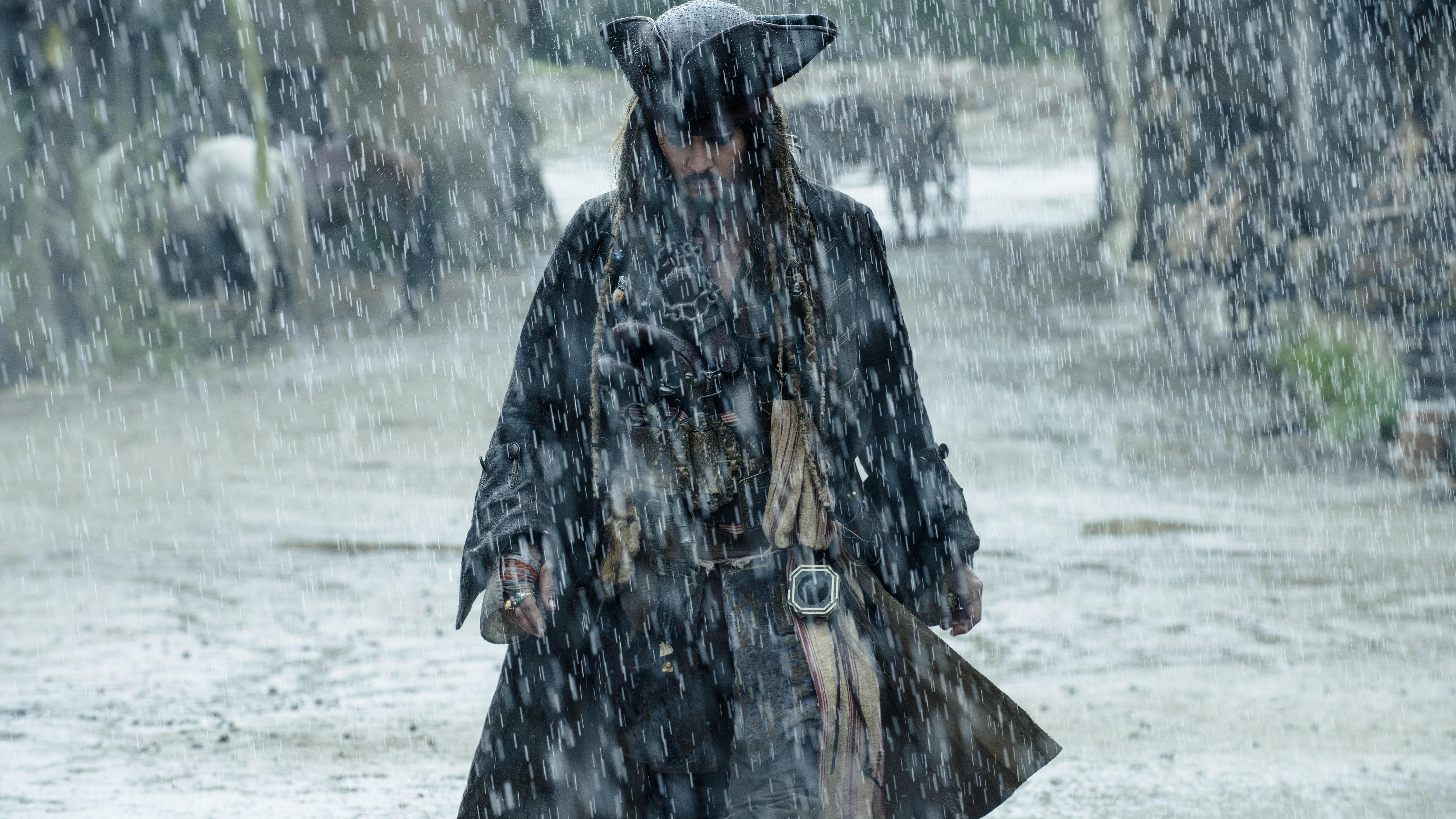 8k, Johnny Depp, Pirates of the Caribbean: Dead Men Tell No Tales, 5K, 4k, HD Wallpaper