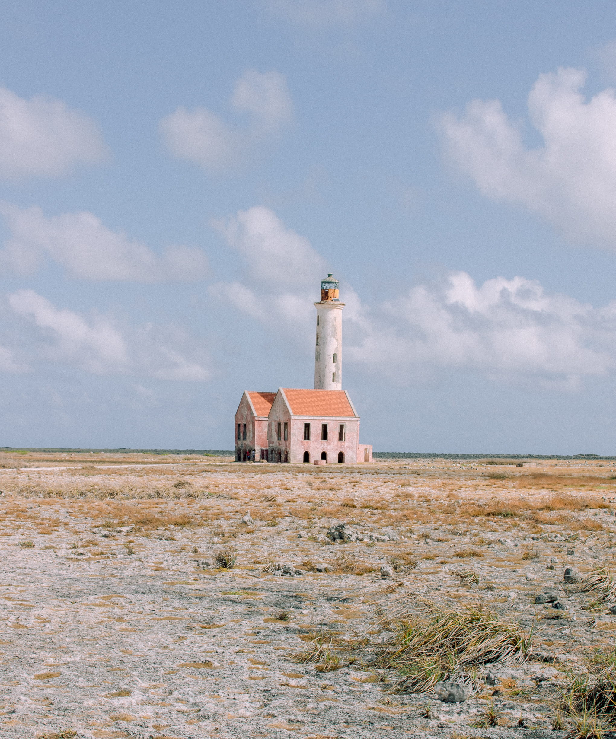 architecture, nature, horizon, klein curacao, carribean, cloud - sky, sky, tranquil scene, building exterior, no people, environment, land, guidance, tranquility, Phone HD Wallpaper