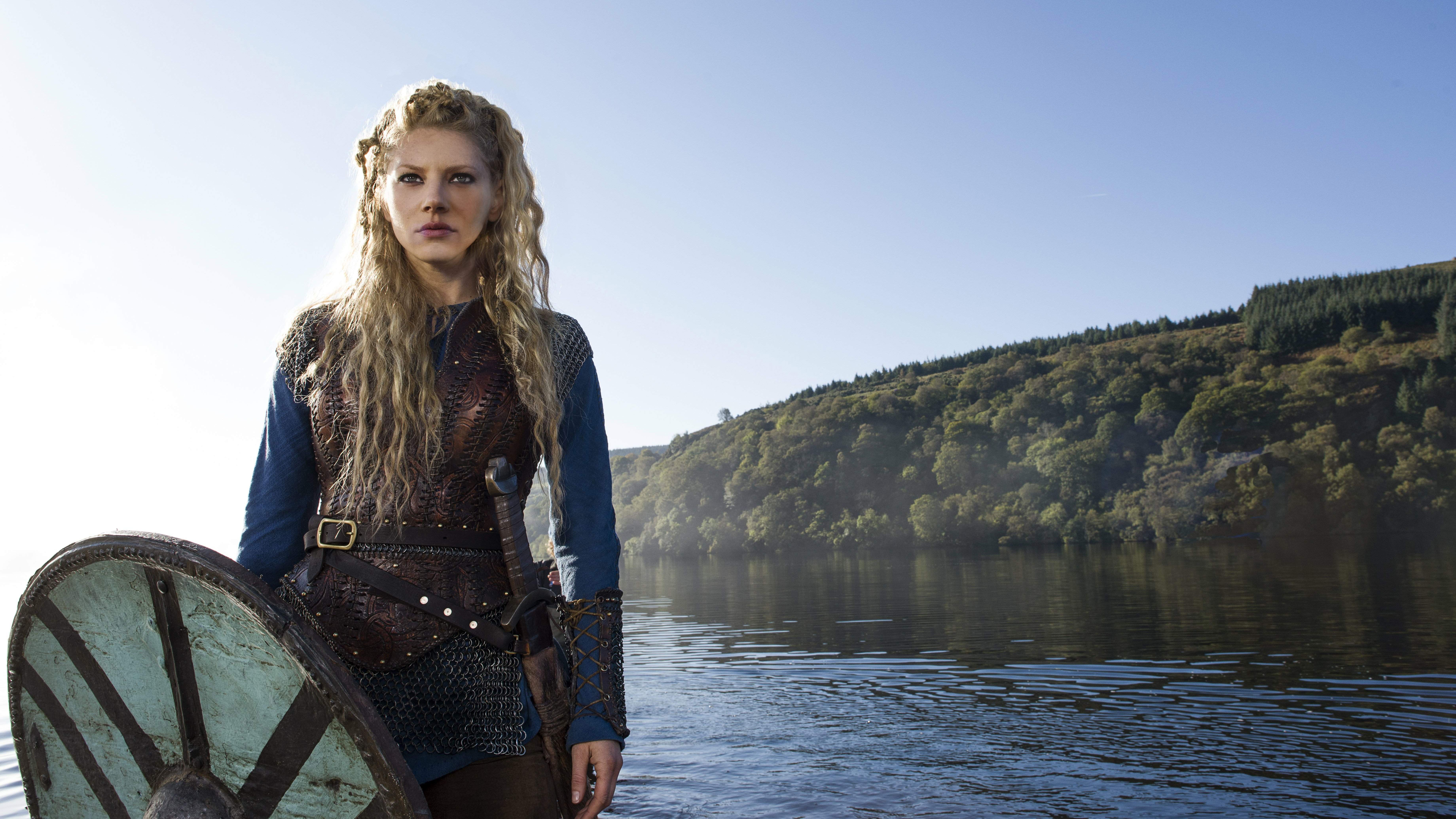 4K, 5K, Lagertha, Vikings, 8K, Katheryn Winnick, HD Wallpaper
