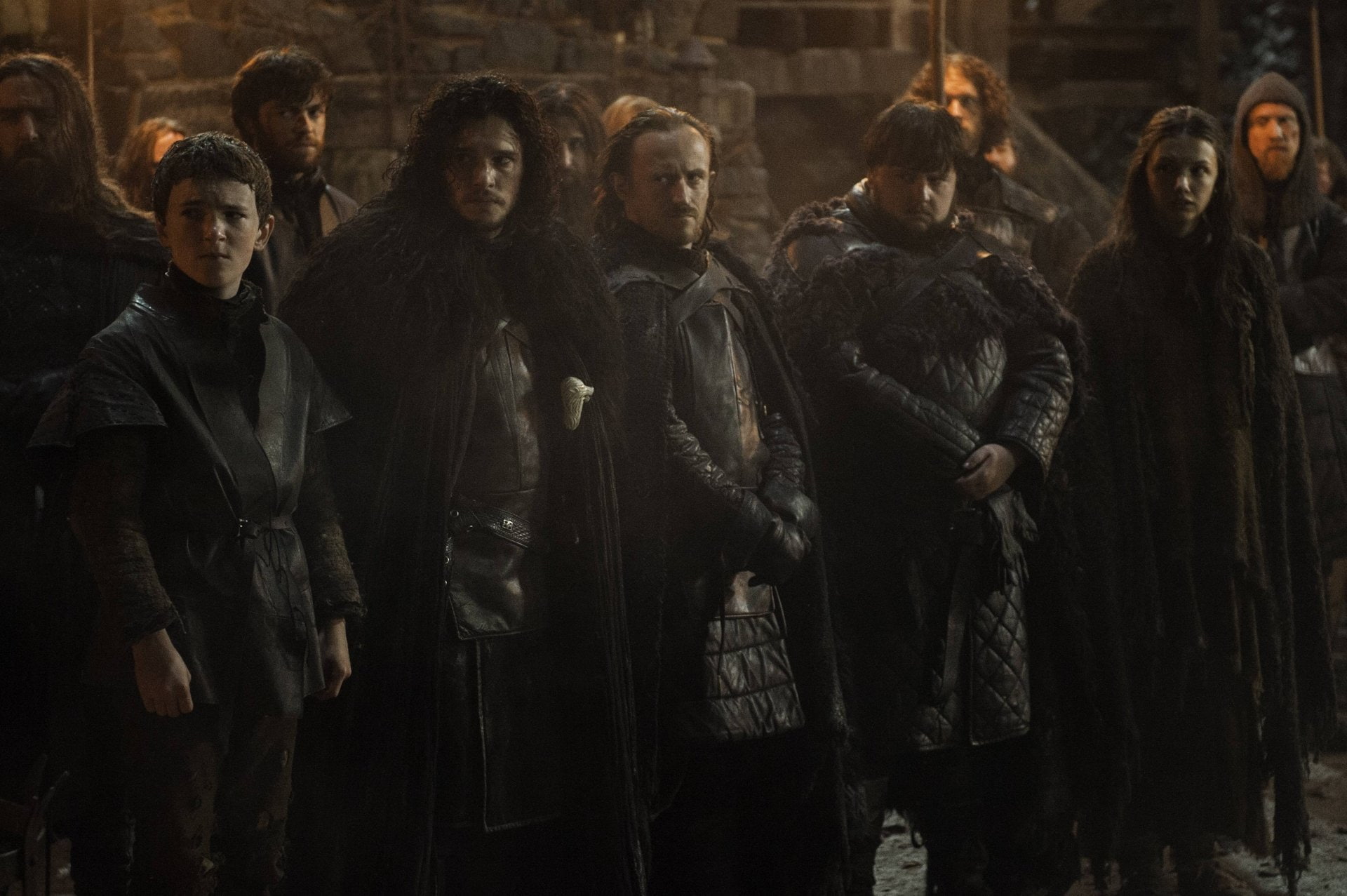 Gilly (Game Of Thrones), Samwell Tarly, Hannah Murray, John Bradley, Dolorous Edd, 1080P, Ben Crompton, Game Of Thrones, TV Show, Jon Snow, Kit Harington, HD Wallpaper